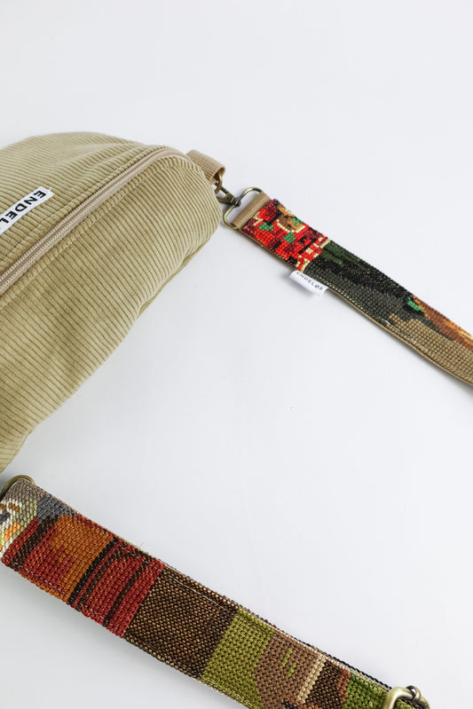 strap - rood & goud - verstelbaar