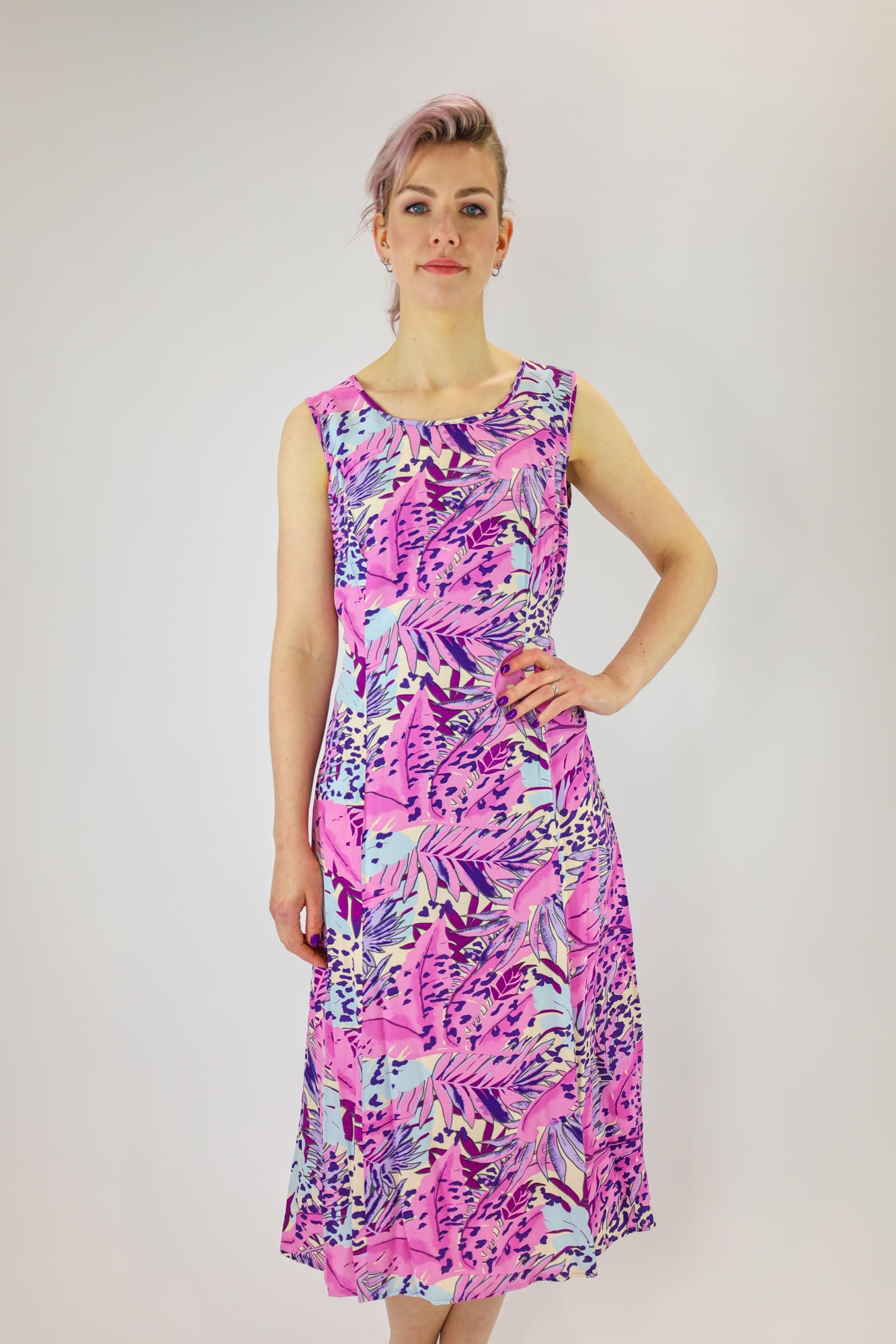 mara viscose dress - M/L