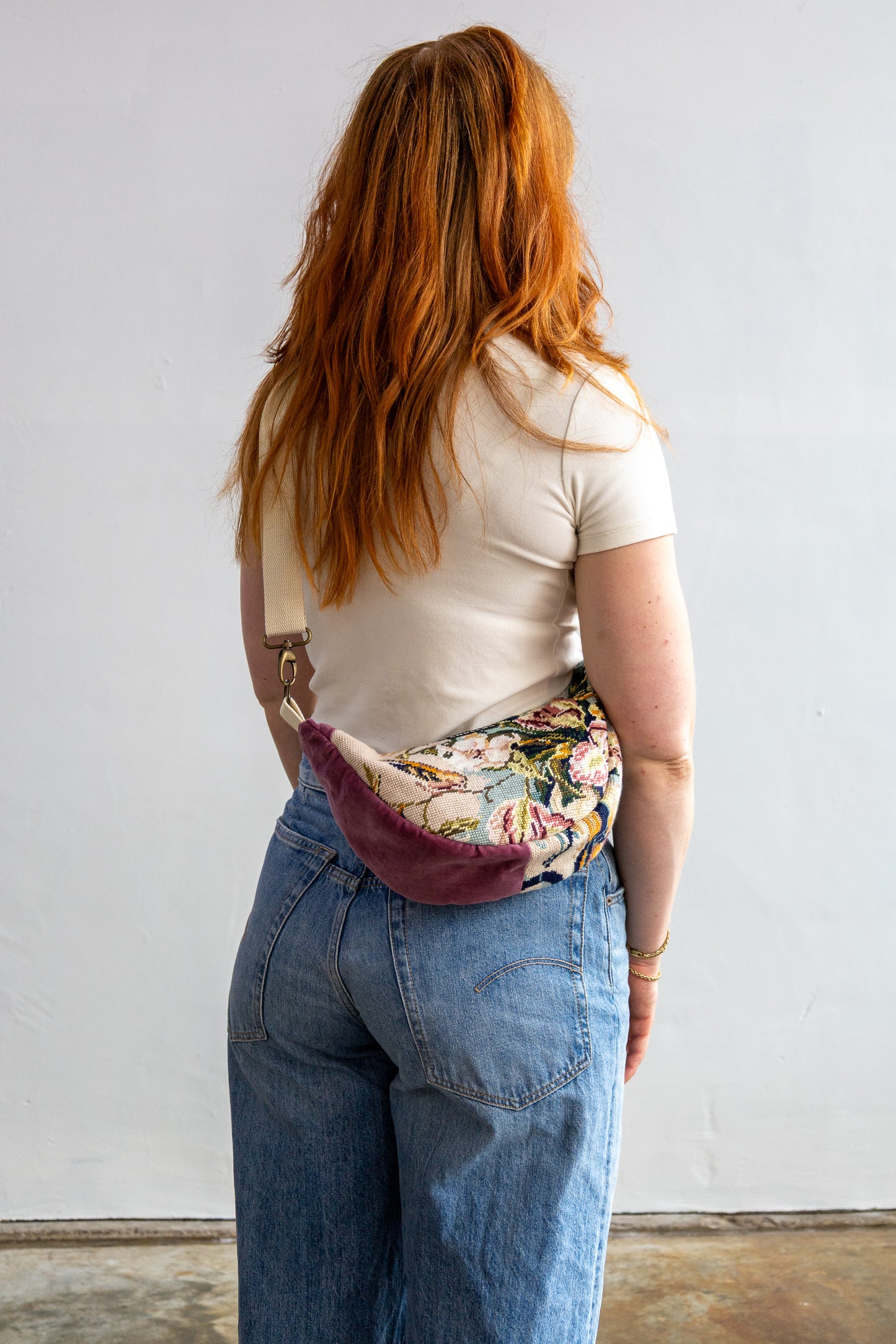 Lola bag M – tas van vintage borduurwerk - 2613