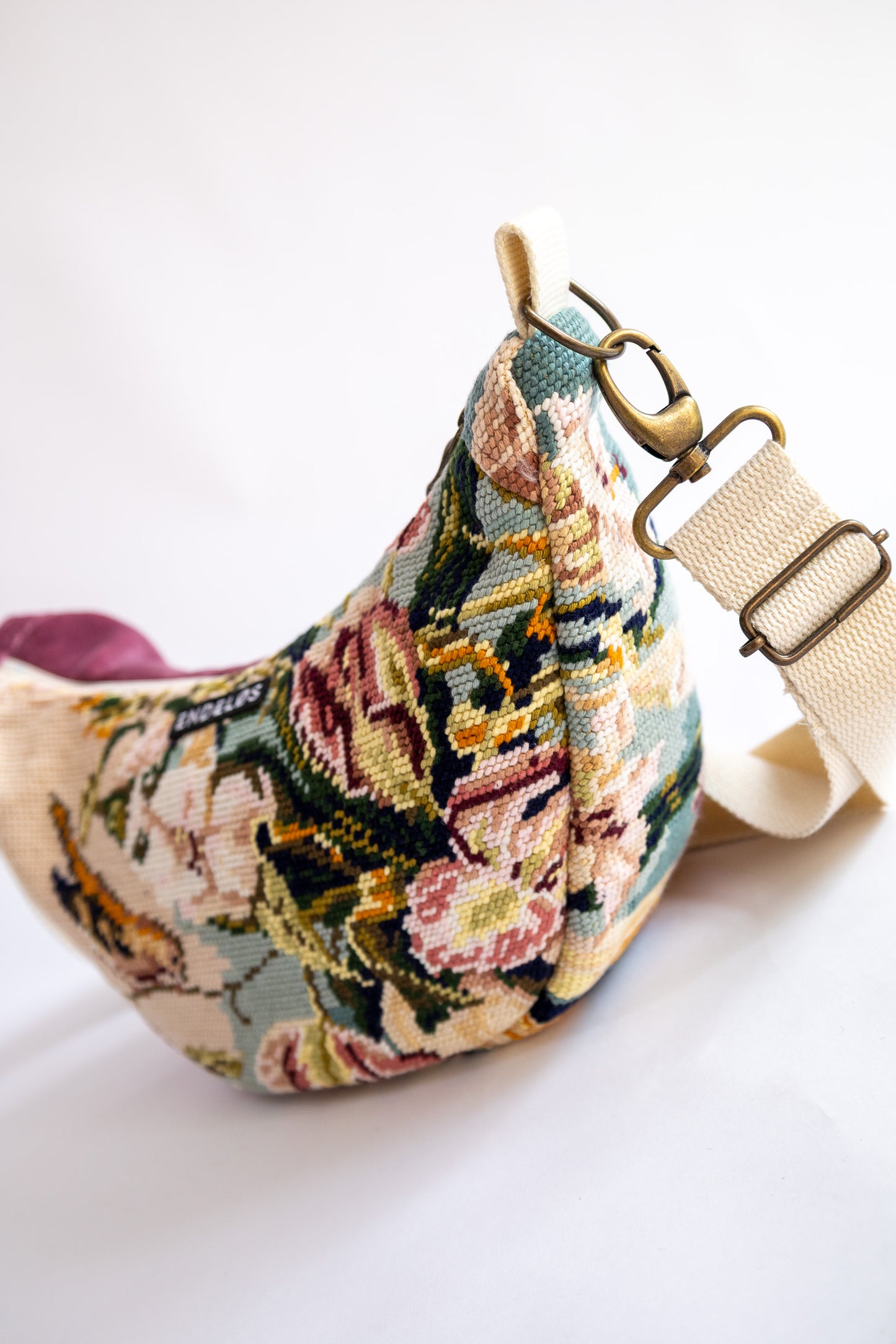 Lola bag M – tas van vintage borduurwerk - 2613