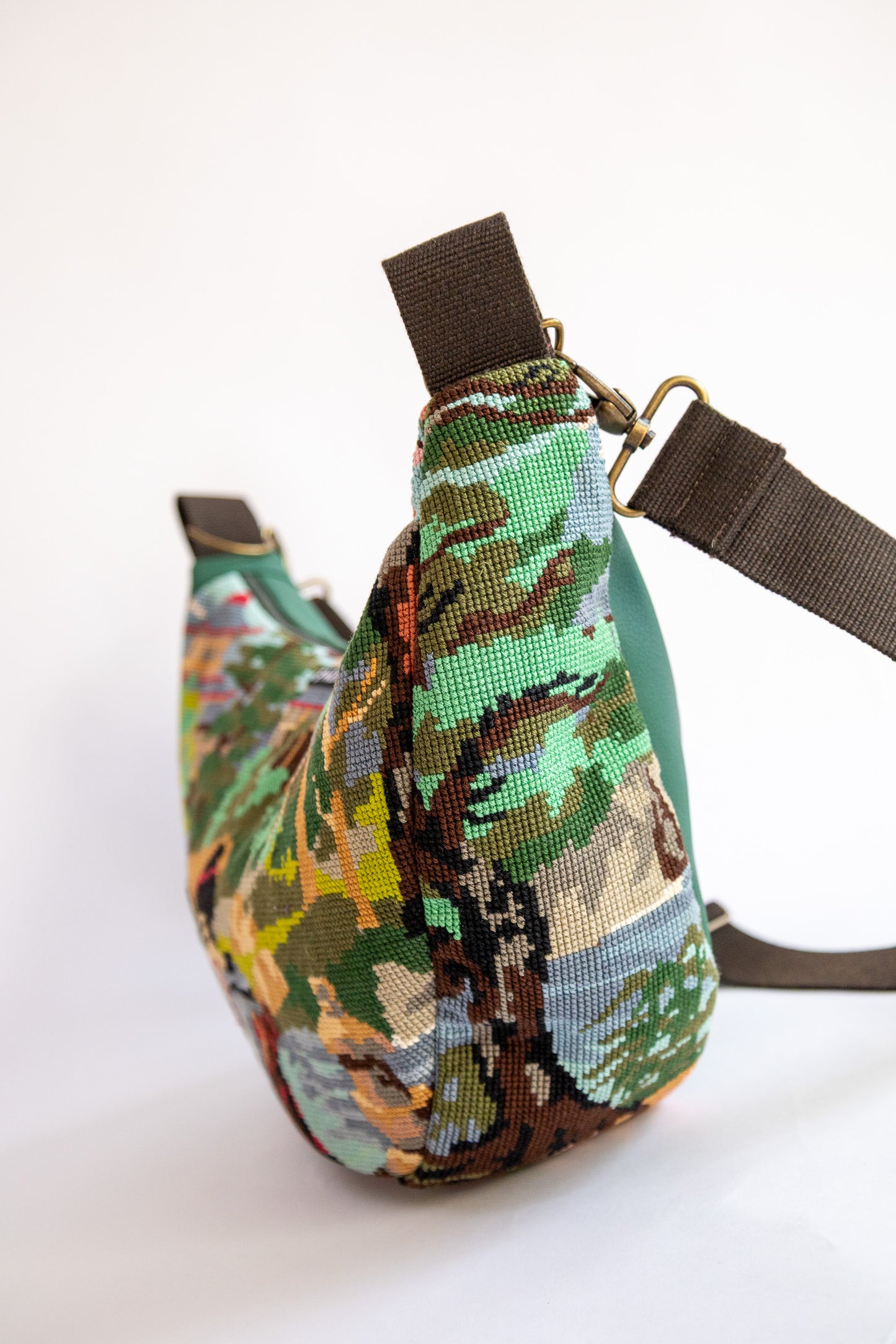 Lola bag L – tas van vintage borduurwerk - 2601