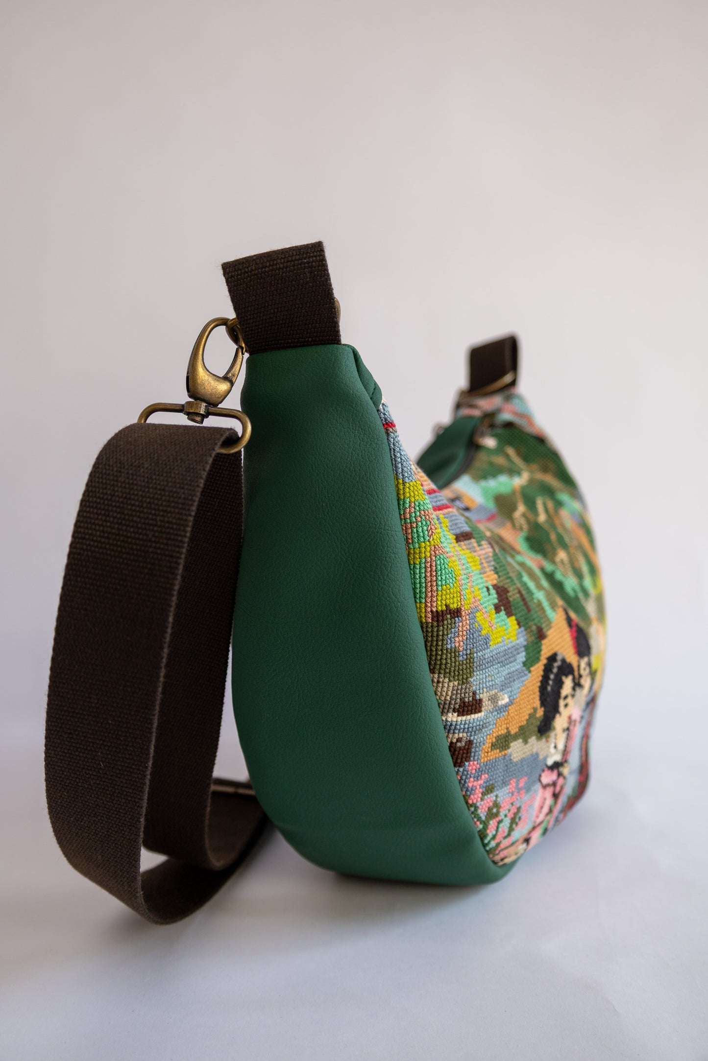 Lola bag L – tas van vintage borduurwerk - 2601
