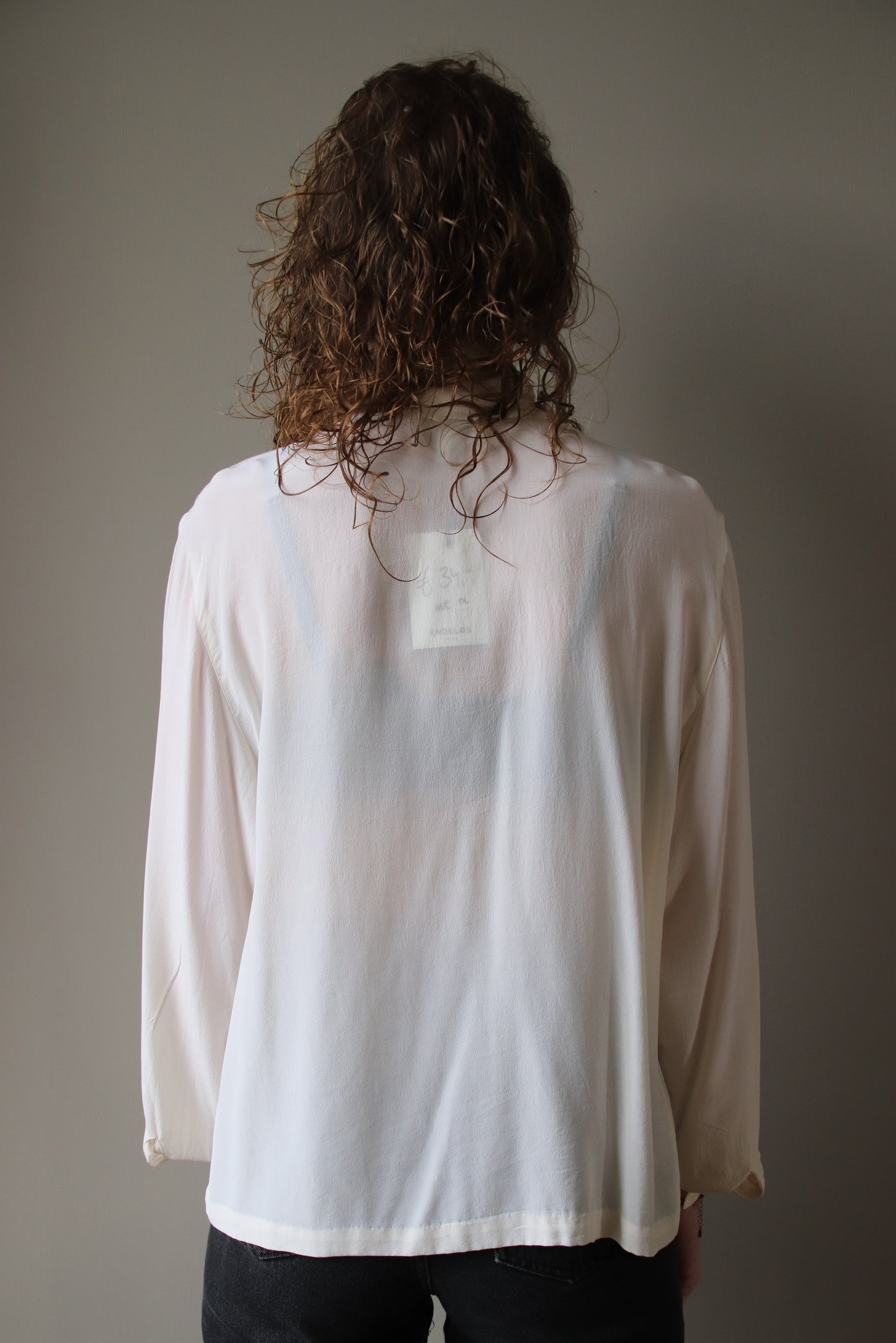 polana silk blouse - L