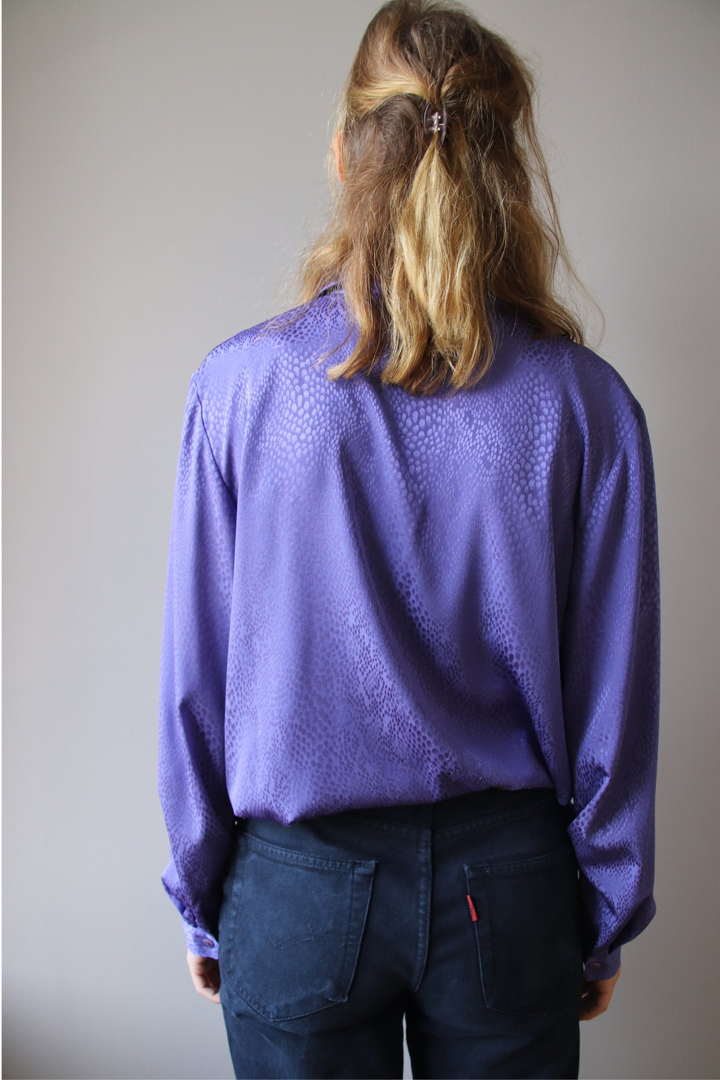 maud damast blouse - XL