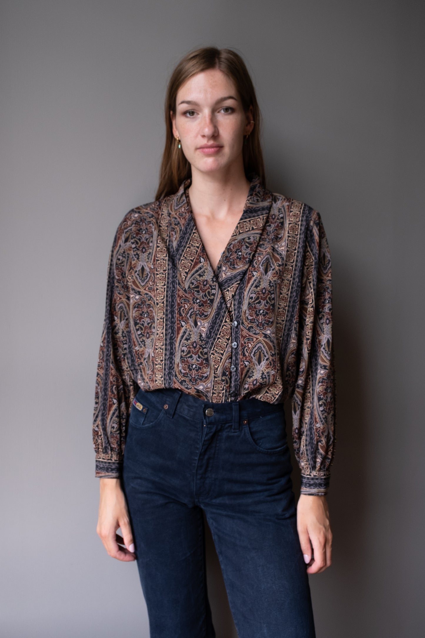 riley overslag blouse - M