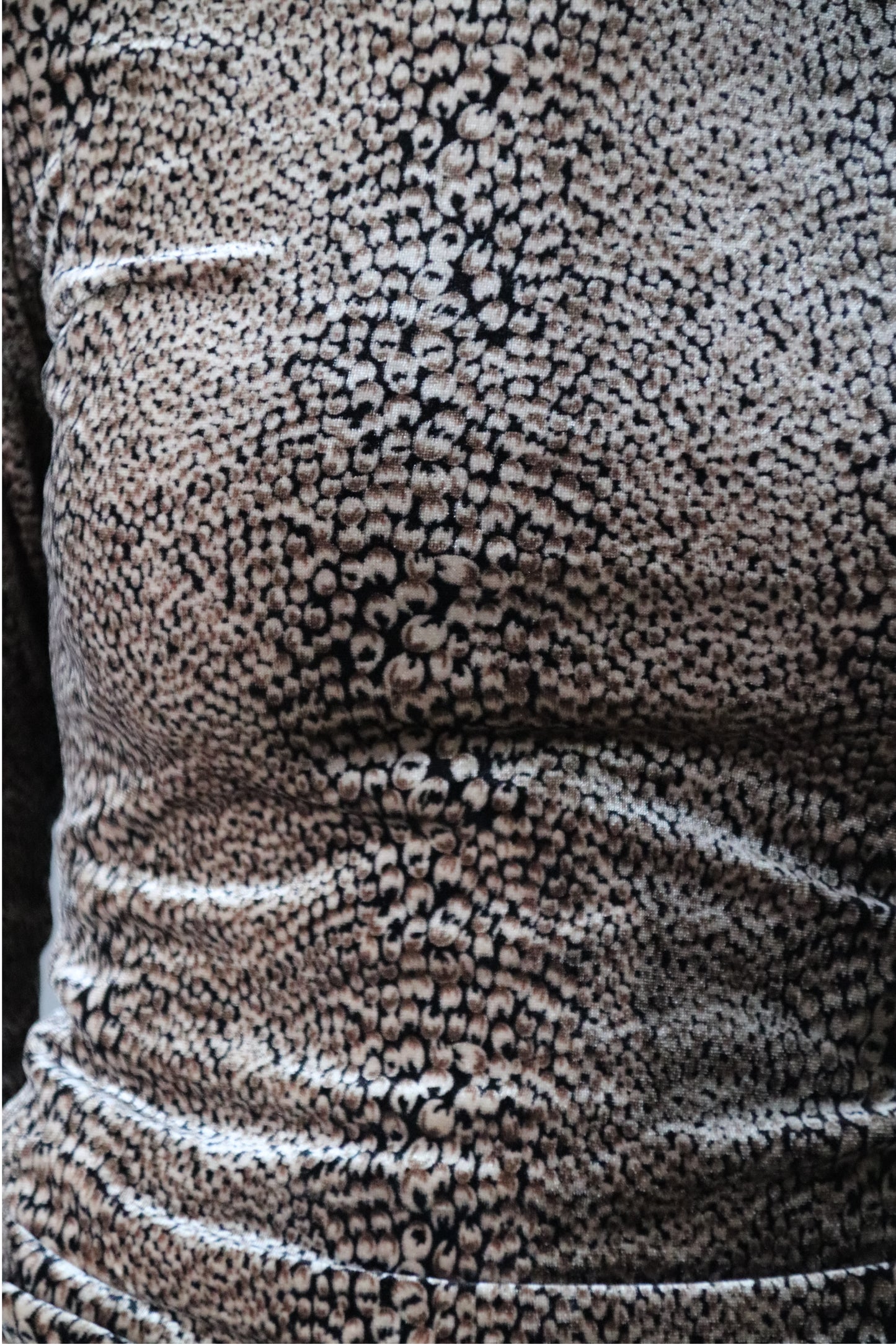 lara leopard top - S