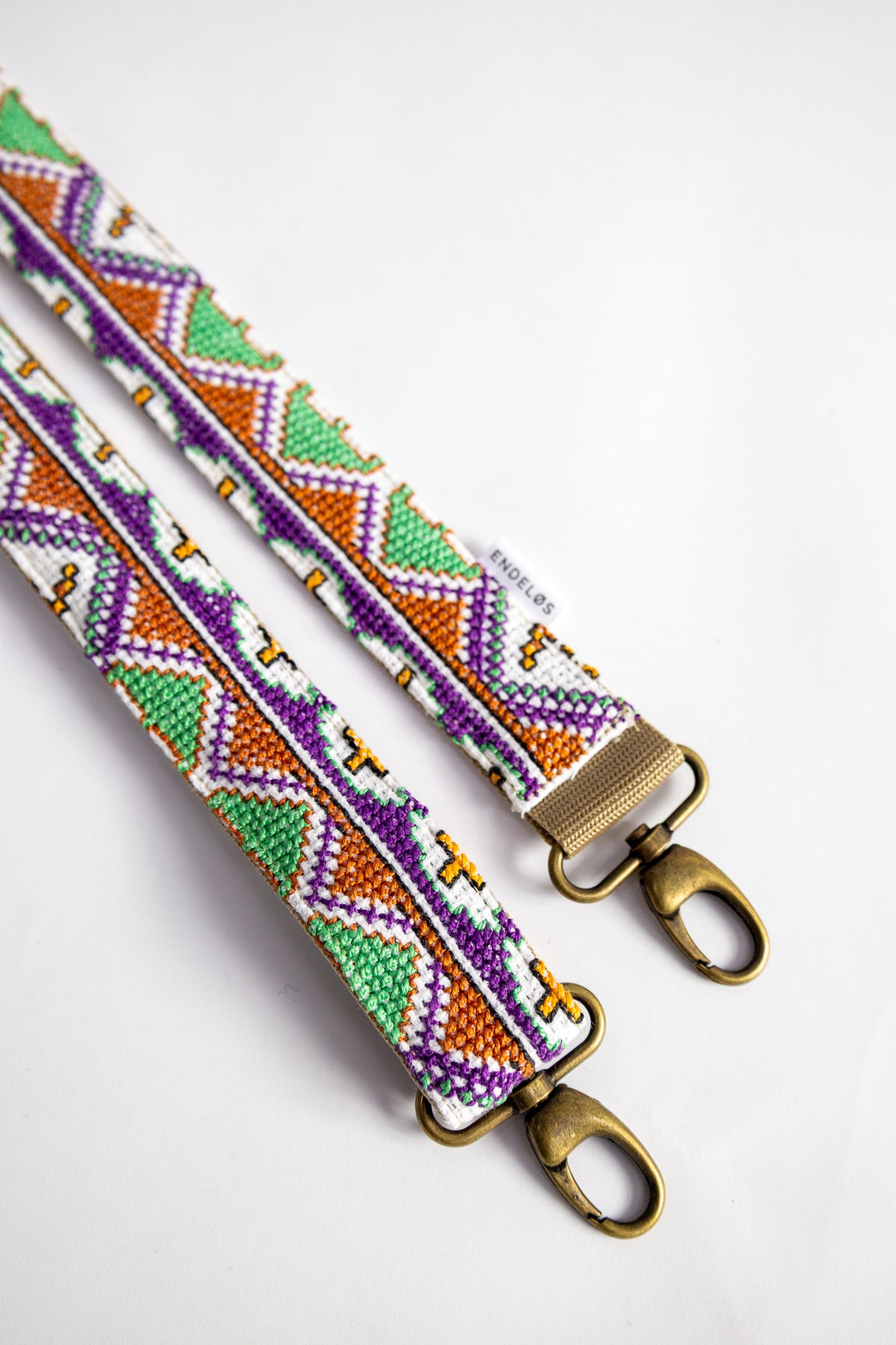 strap van vintage borduurwerk - retro - verstelbaar