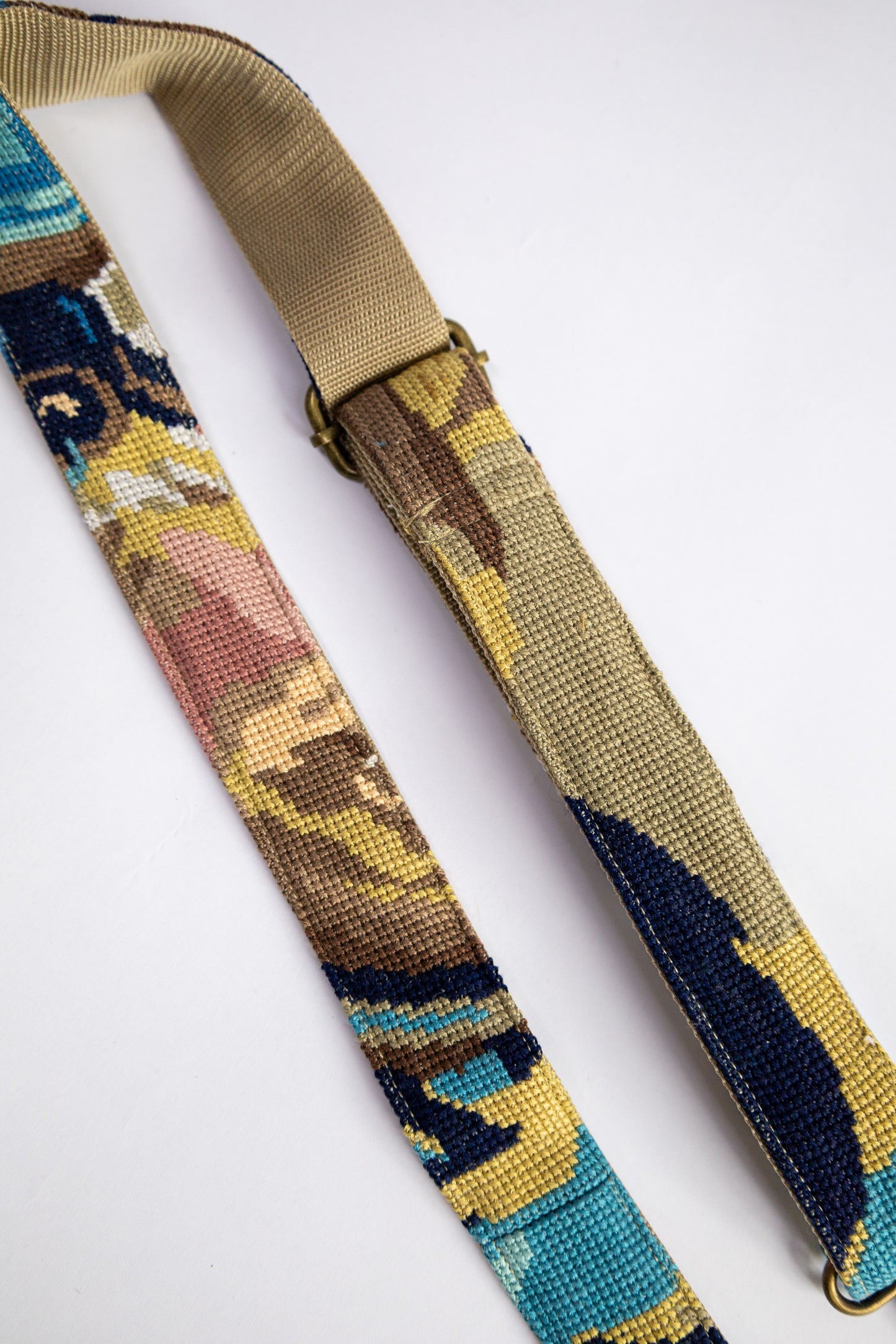 strap van vintage borduurwerk - kapitein - verstelbaar