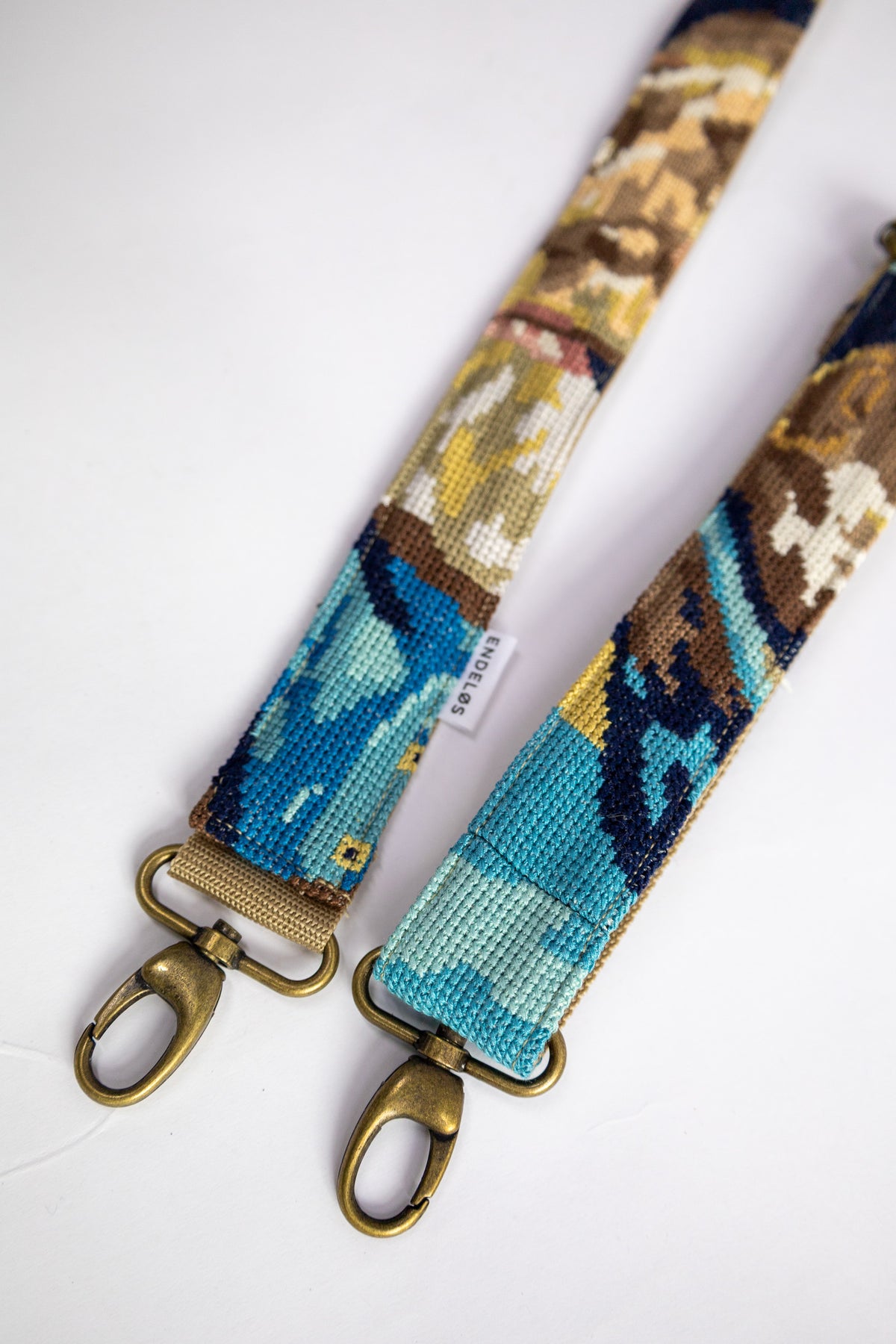 strap van vintage borduurwerk - kapitein - verstelbaar