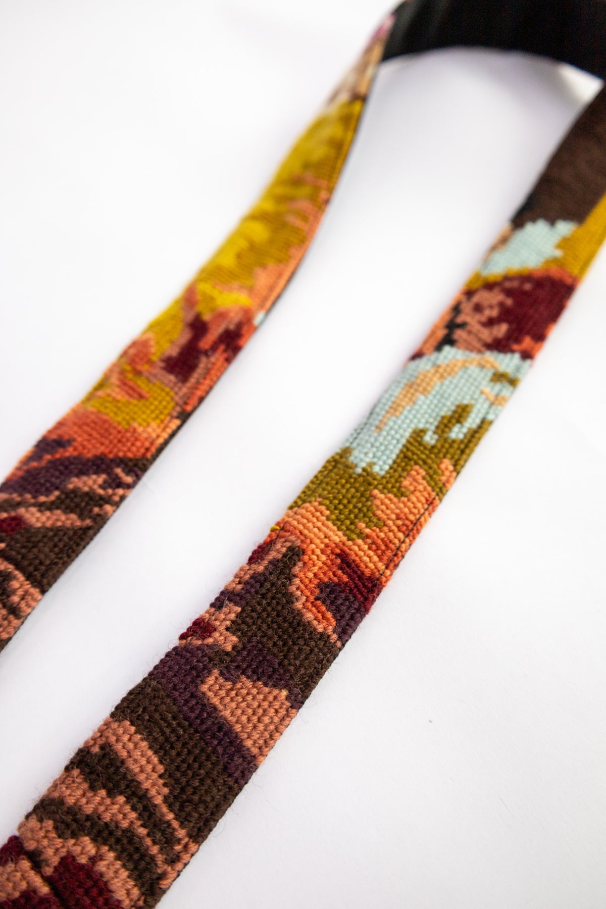strap van vintage borduurwerk - lezer - 185 cm