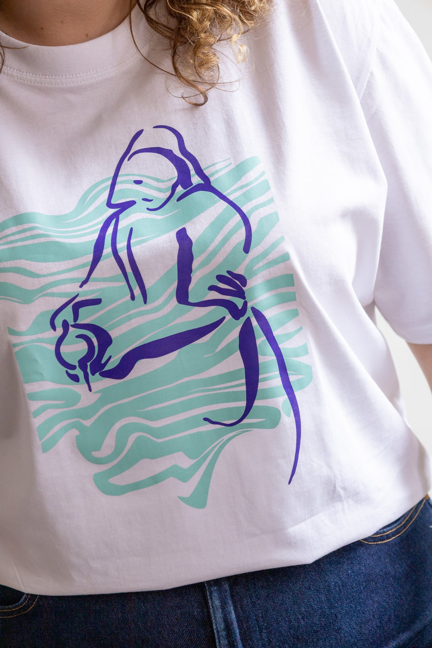 exclusieve Endeløs tee - melkmeisje & zee II