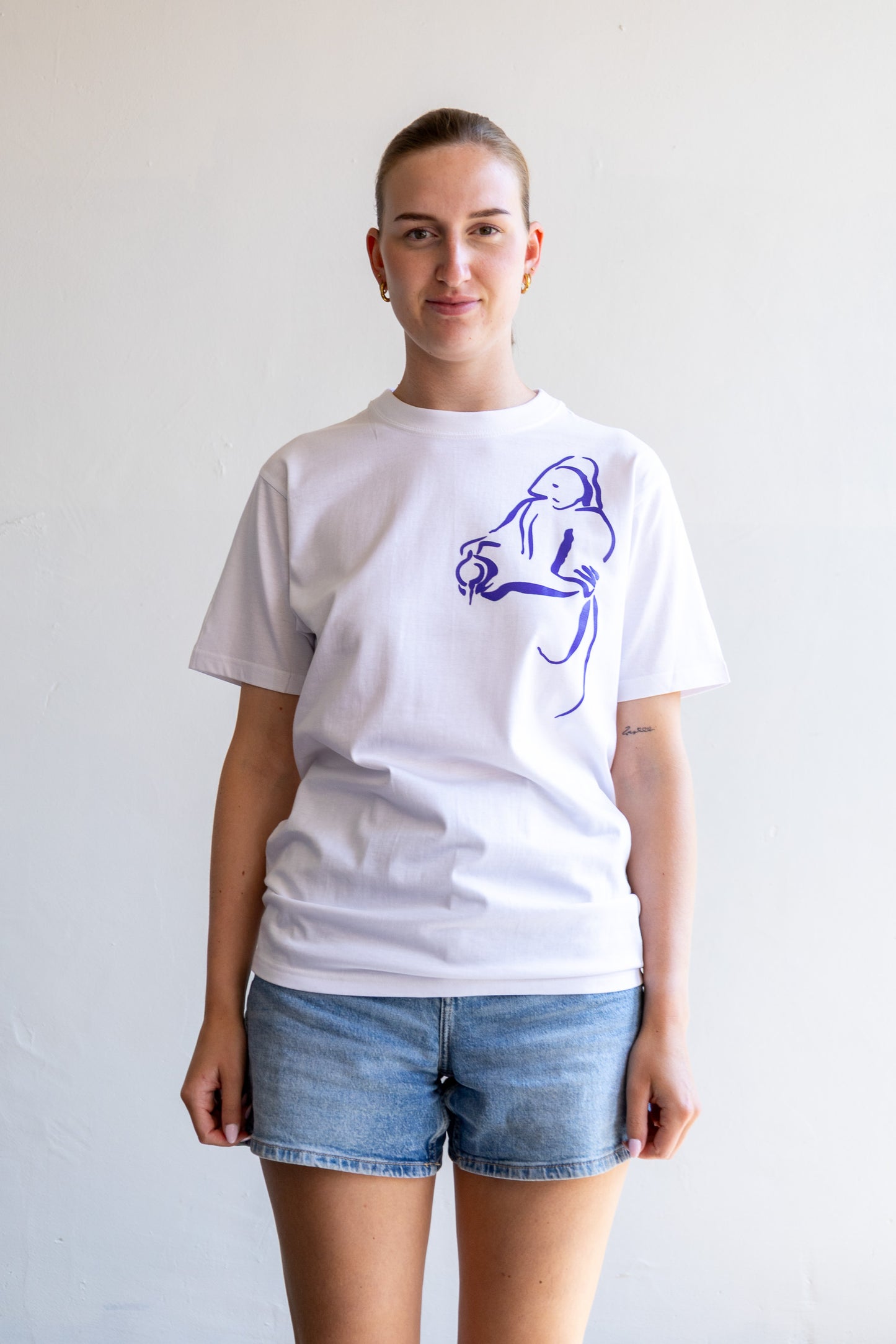 exclusieve Endeløs tee - melkmeisje I