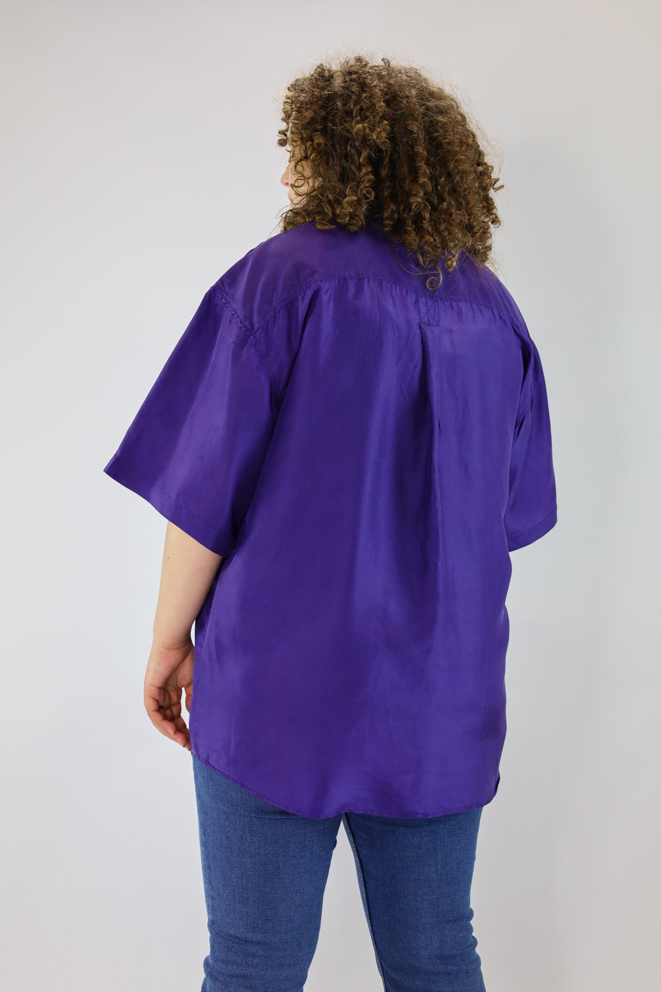 mia silk blouse - XXL