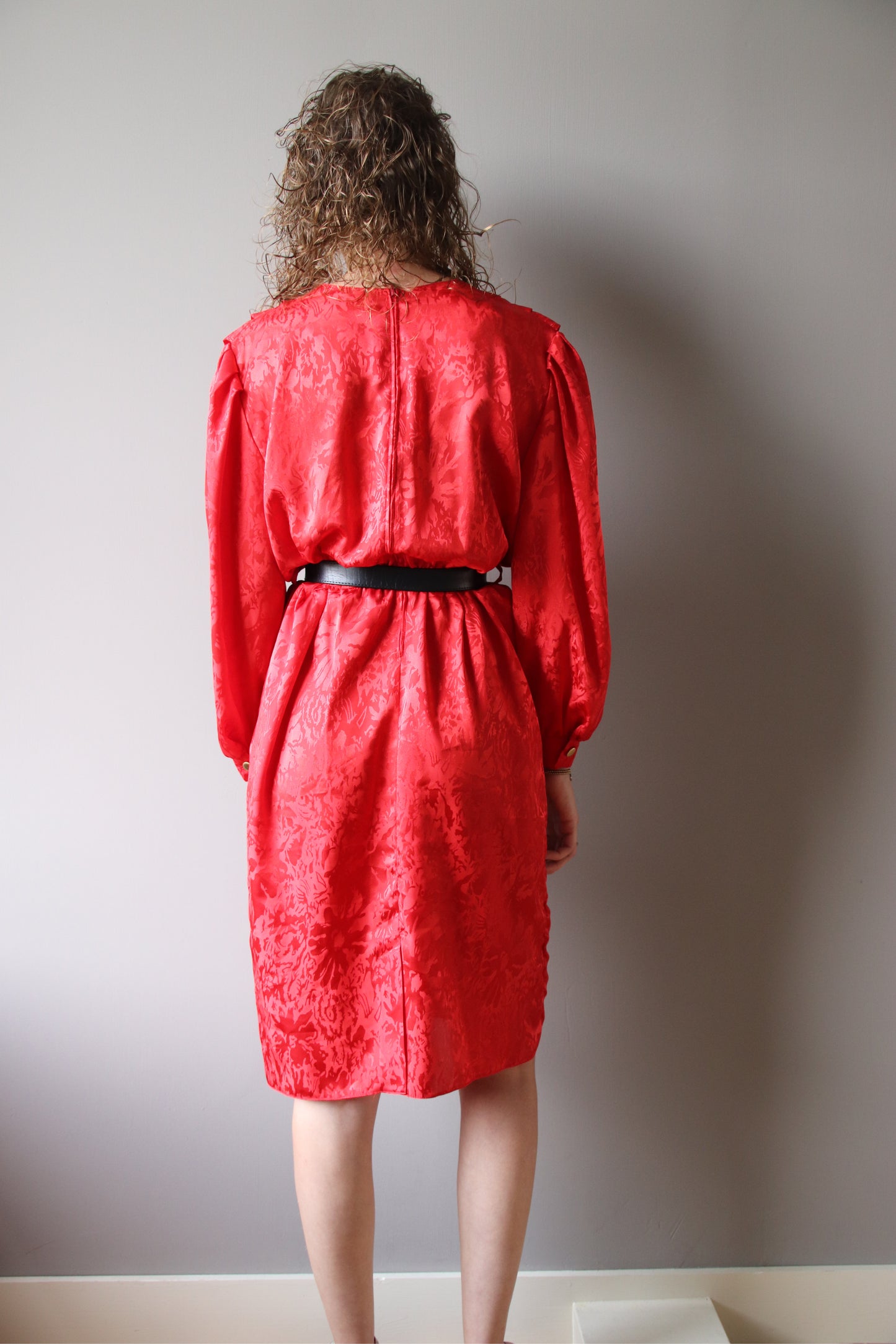 norene red dress - XL