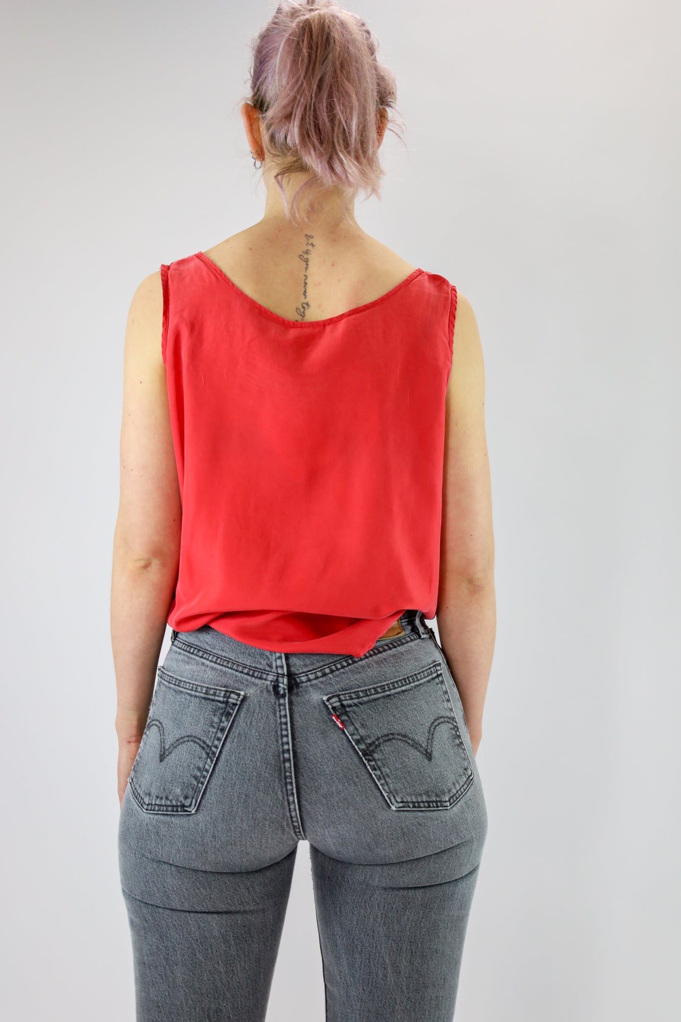 milou silk top - M/L