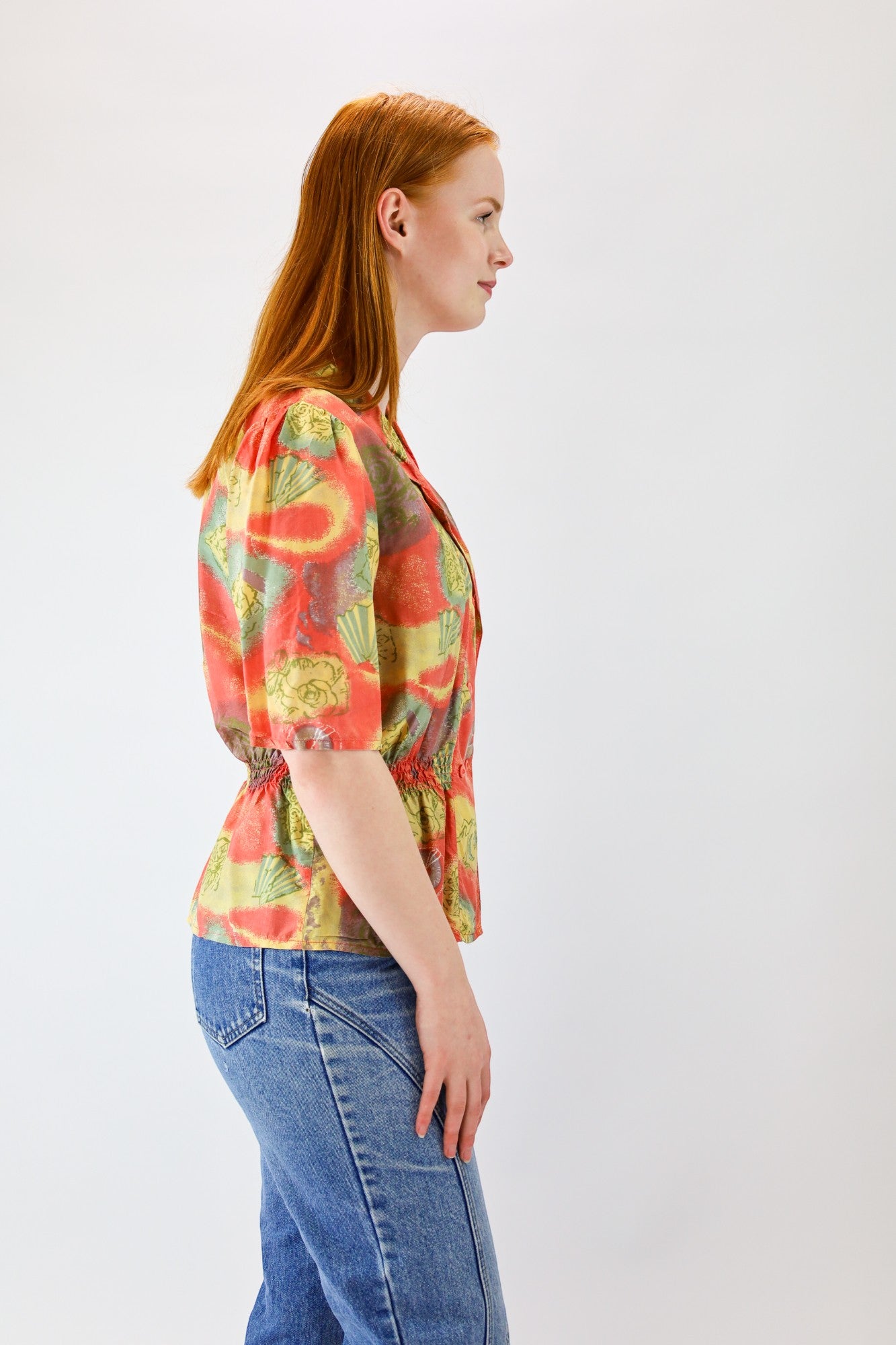 dallis silk blouse - M/L