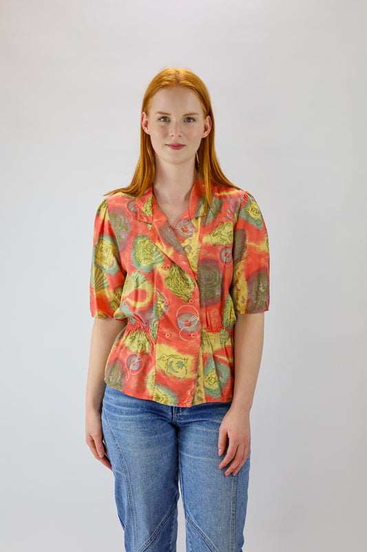 dallis silk blouse - M/L