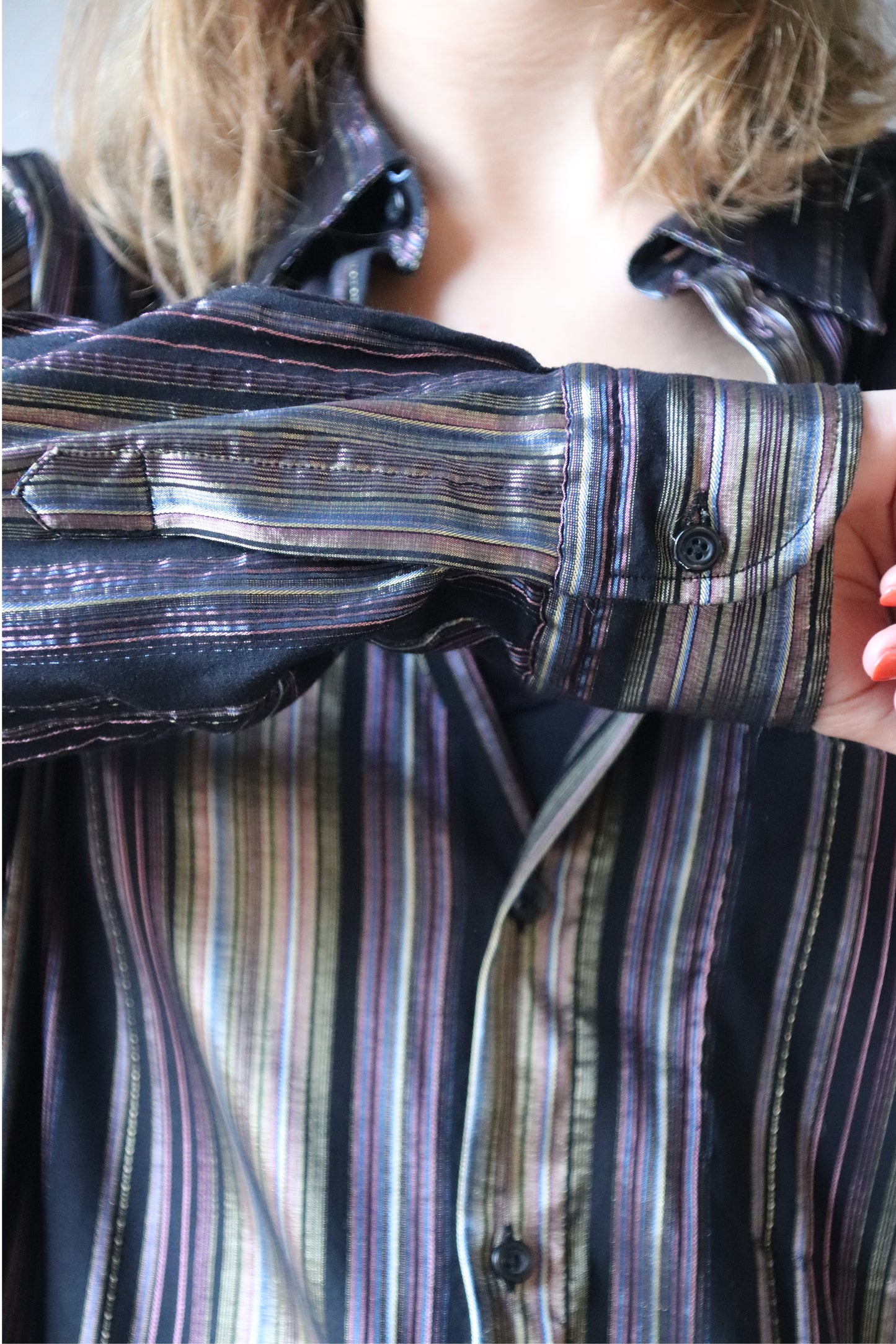 kik stripe blouse - XL