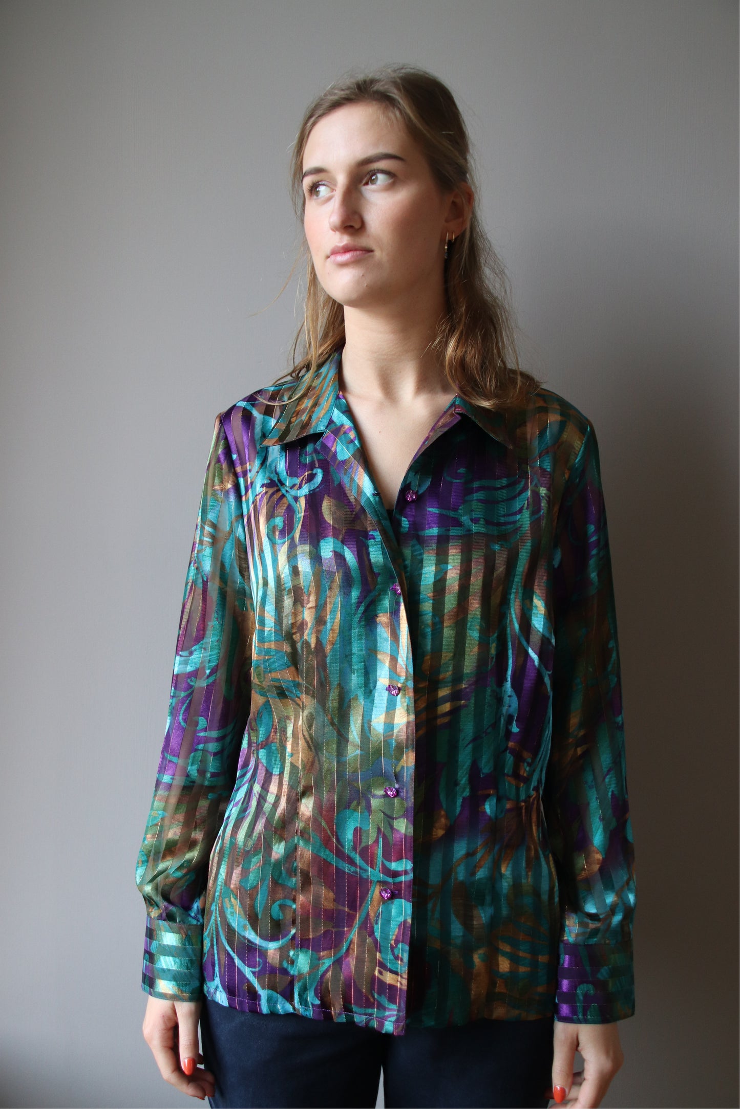 ophelie sheer blouse - XL