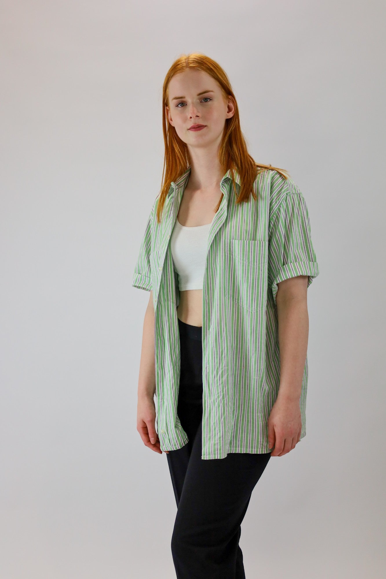 finnly stripe blouse - L