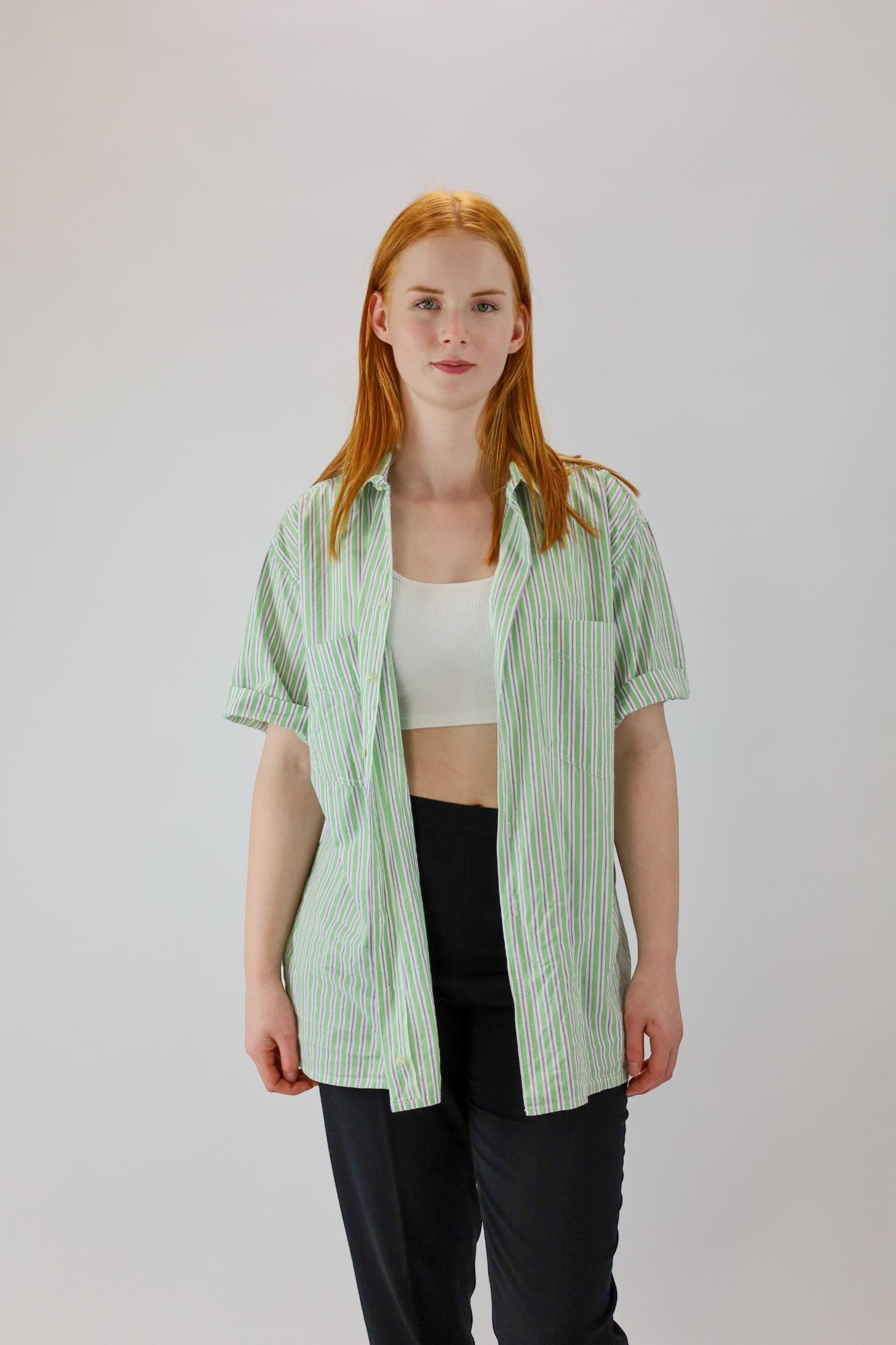 finnly stripe blouse - L