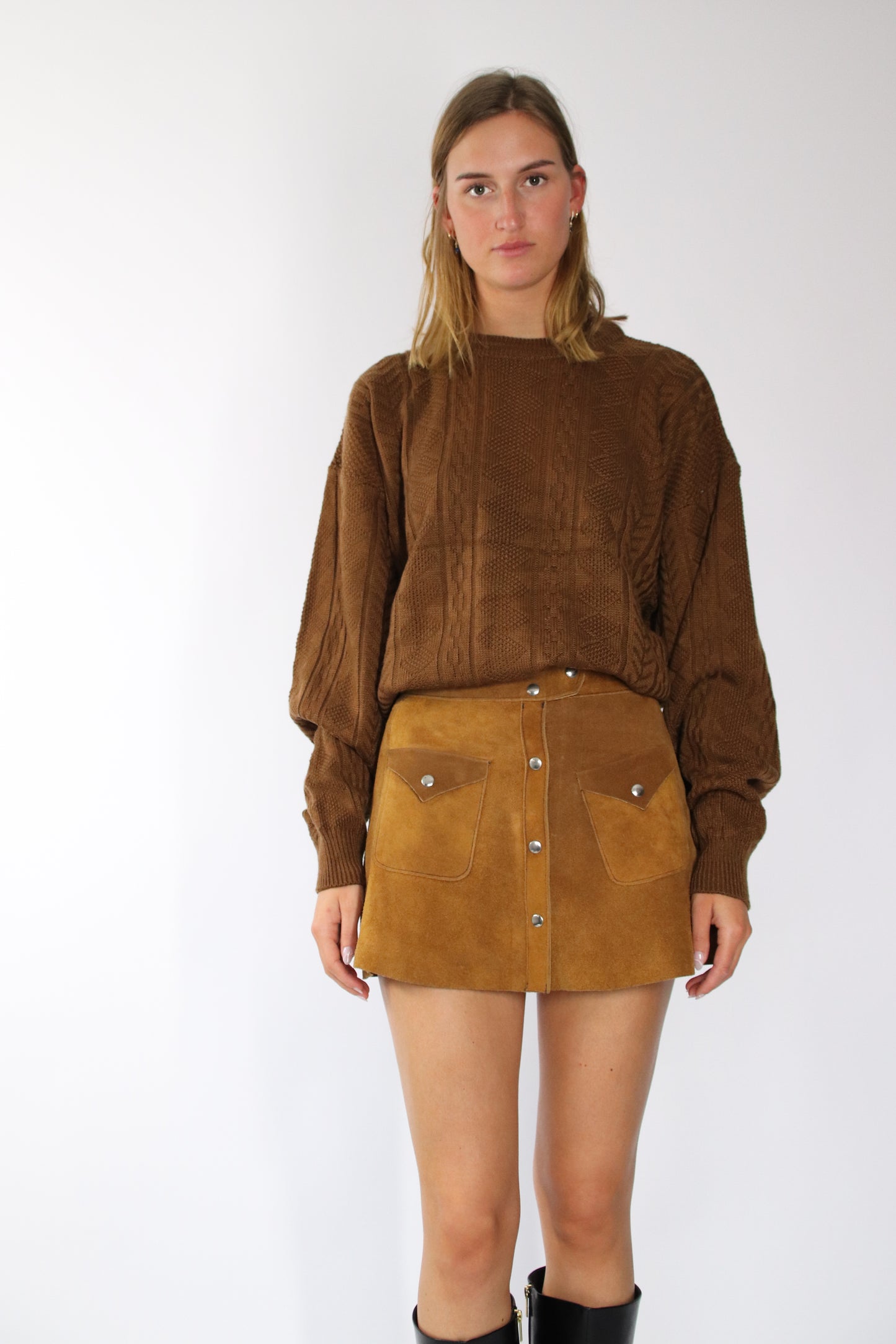 tate suede skirt - XS/S