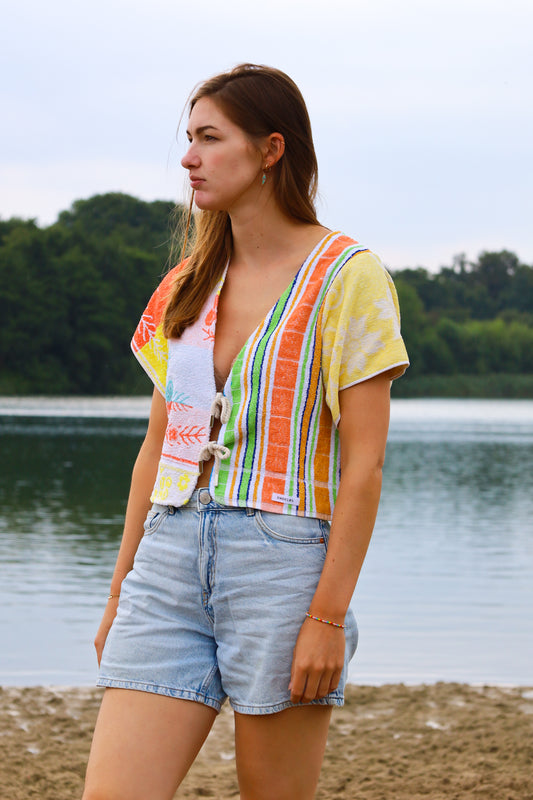 terry top - multi coco  - S/M