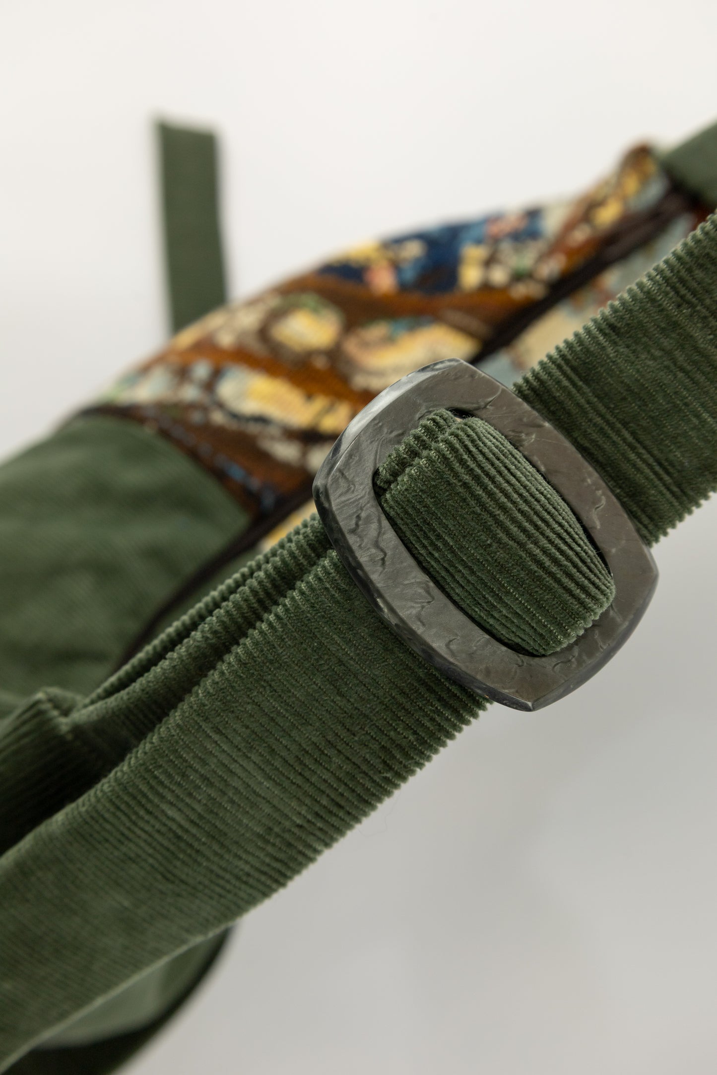 geborduurde vintage baguette bag handgemaakt tas