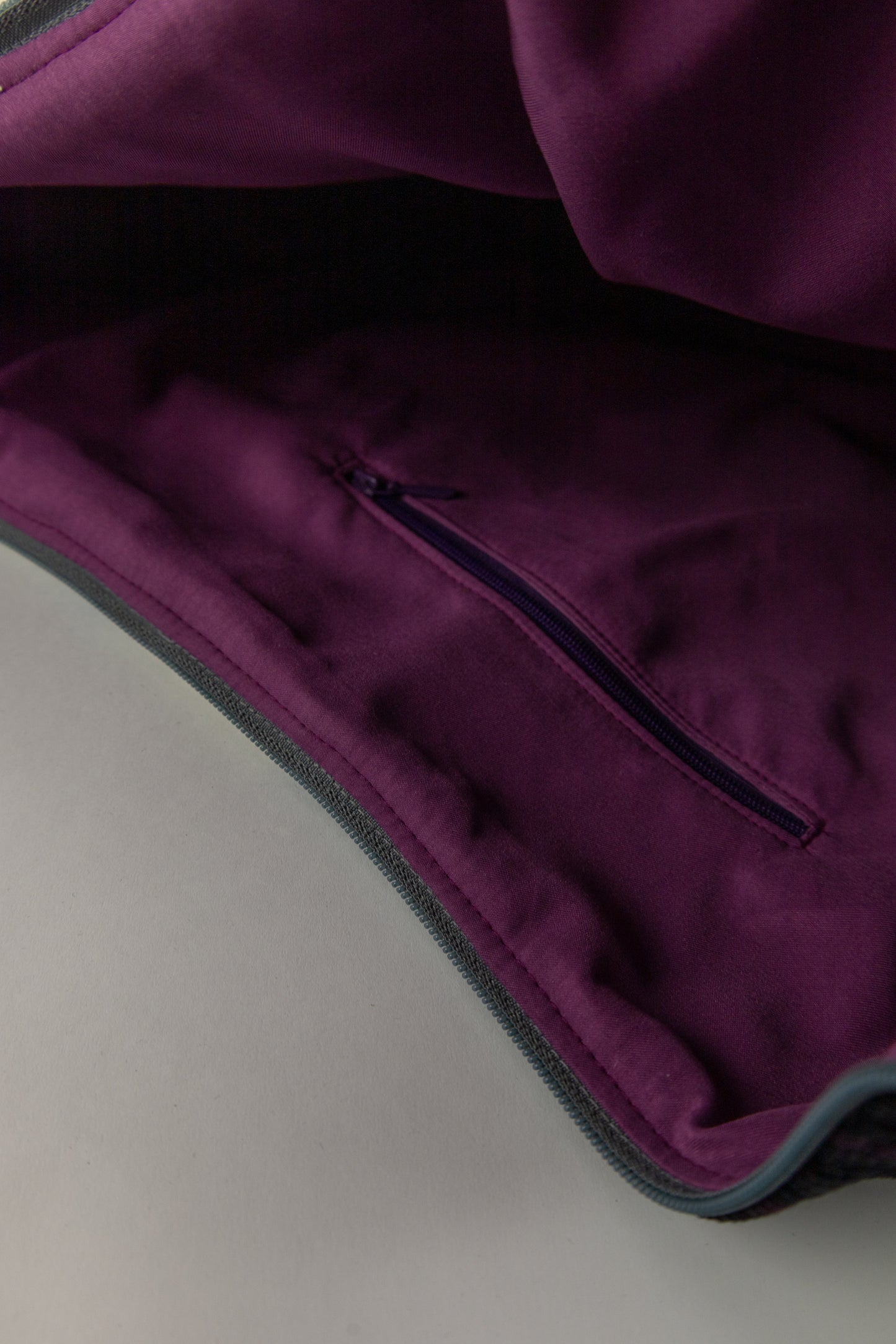 geborduurde vintage baguette bag handgemaakt tas