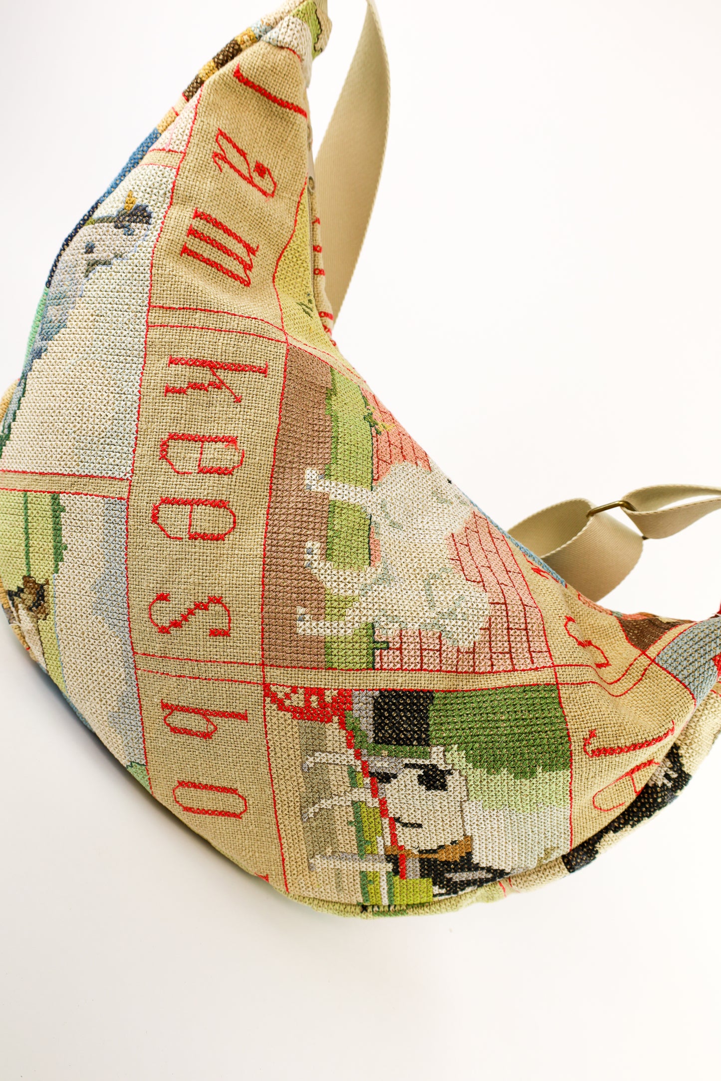 crossbody XL - nr. 44 aap noot mies