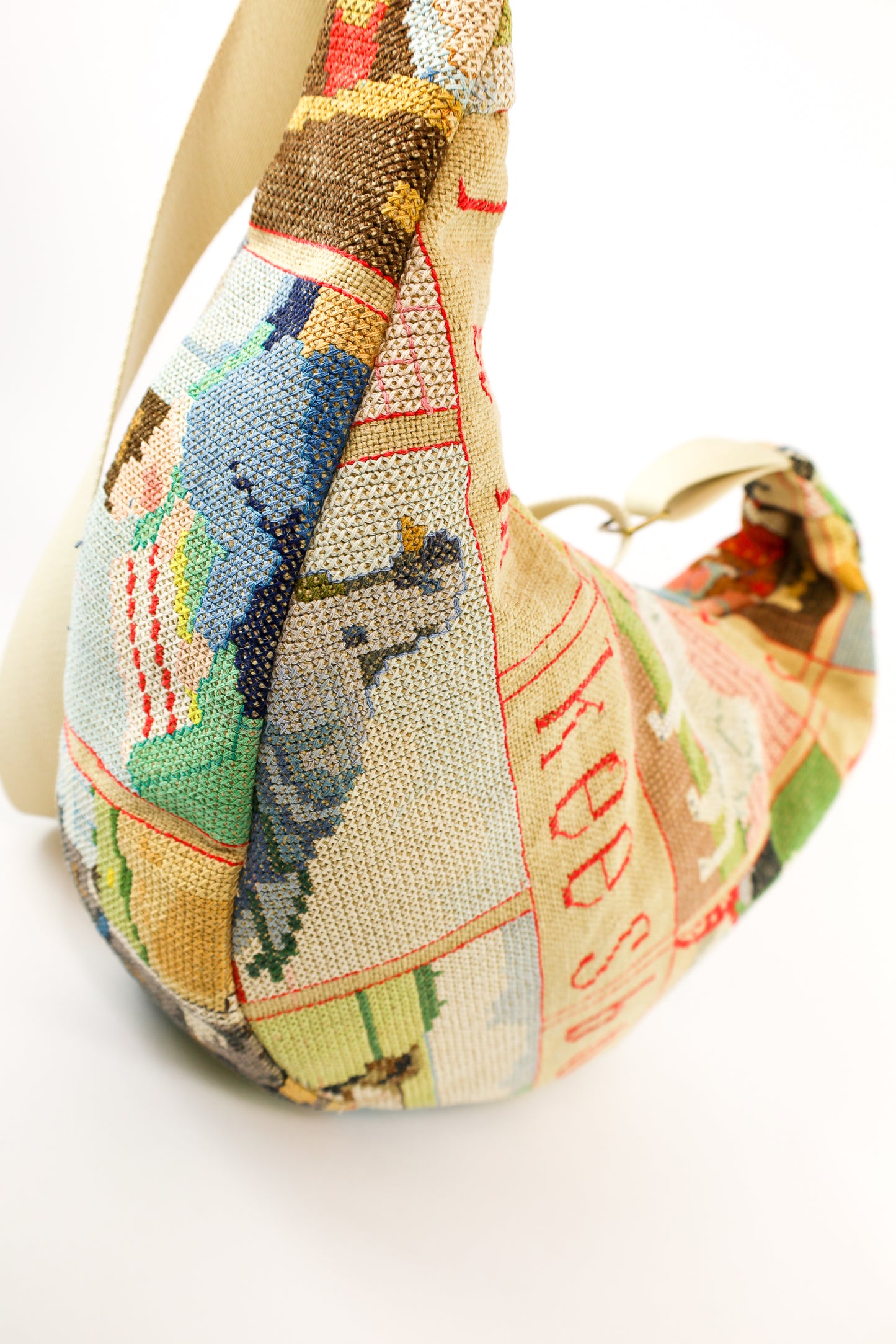 crossbody XL - nr. 44 aap noot mies