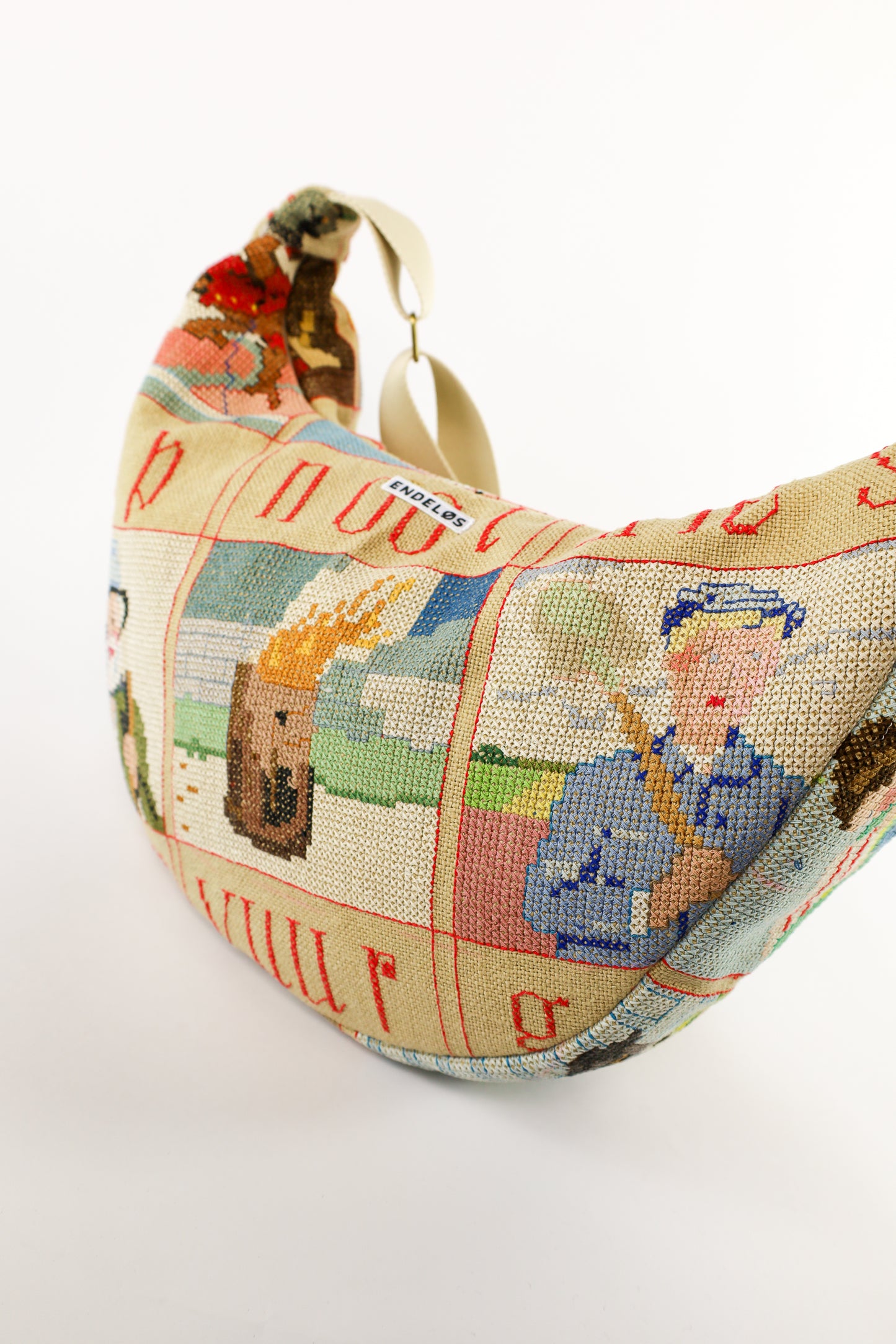 crossbody XL - nr. 44 aap noot mies