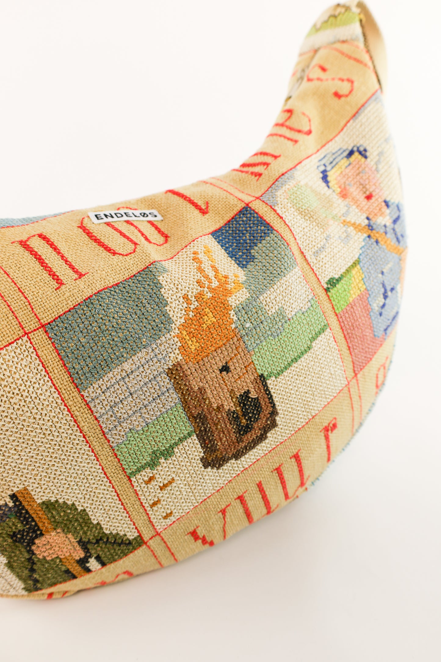 crossbody XL - nr. 44 aap noot mies