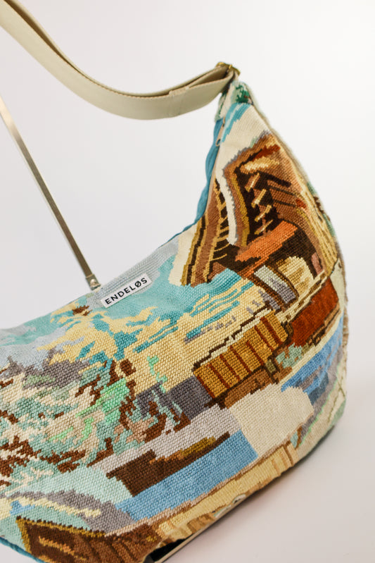 crossbody XL - nr. 50 sneeuw