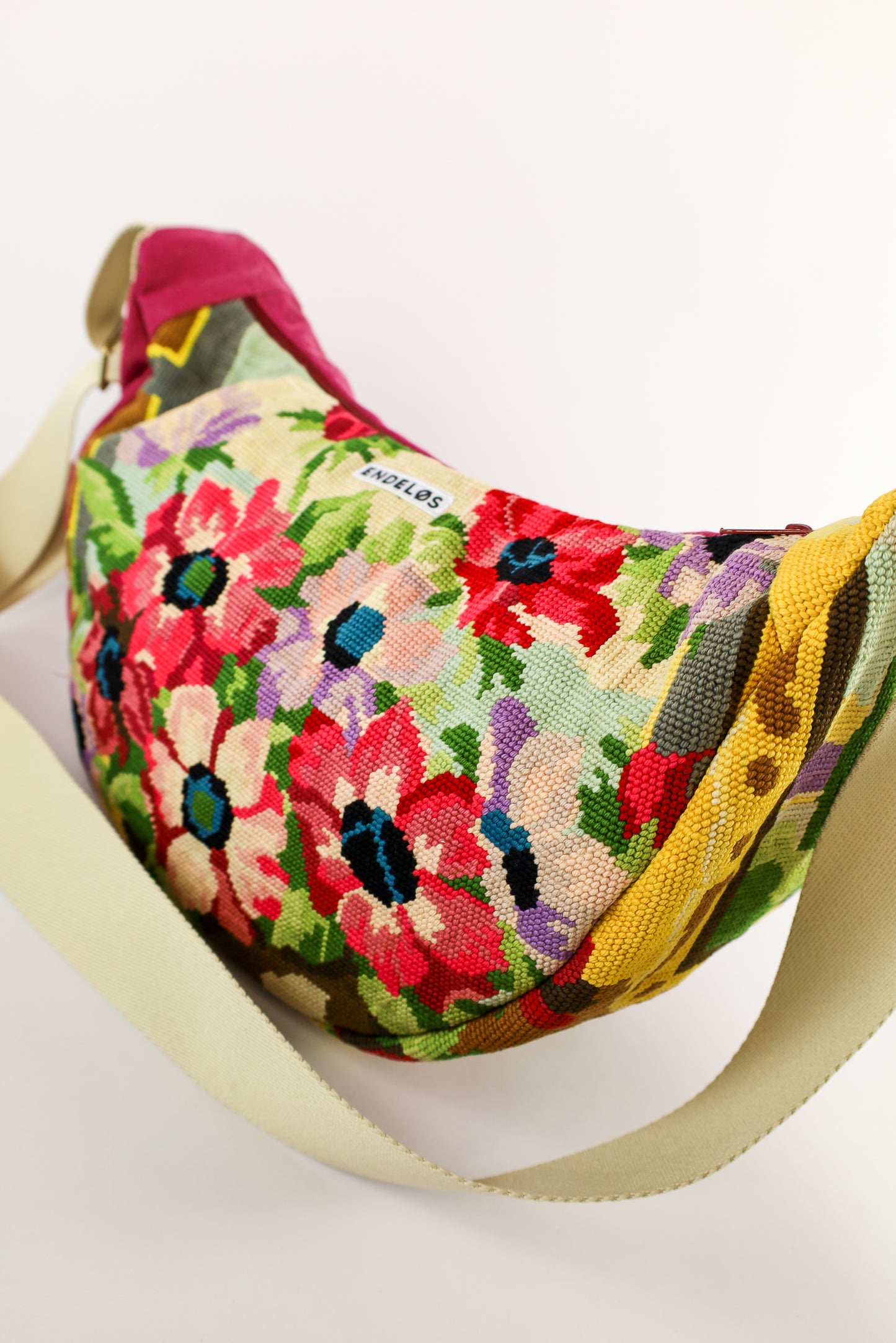 crossbody L - nr 48 griekse bloemen