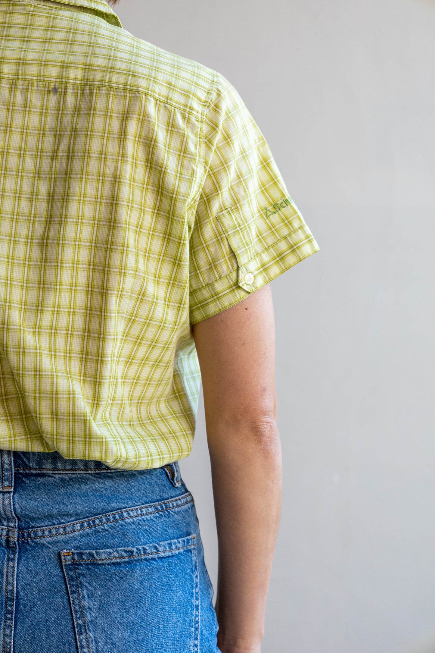 roan geblokte blouse - M