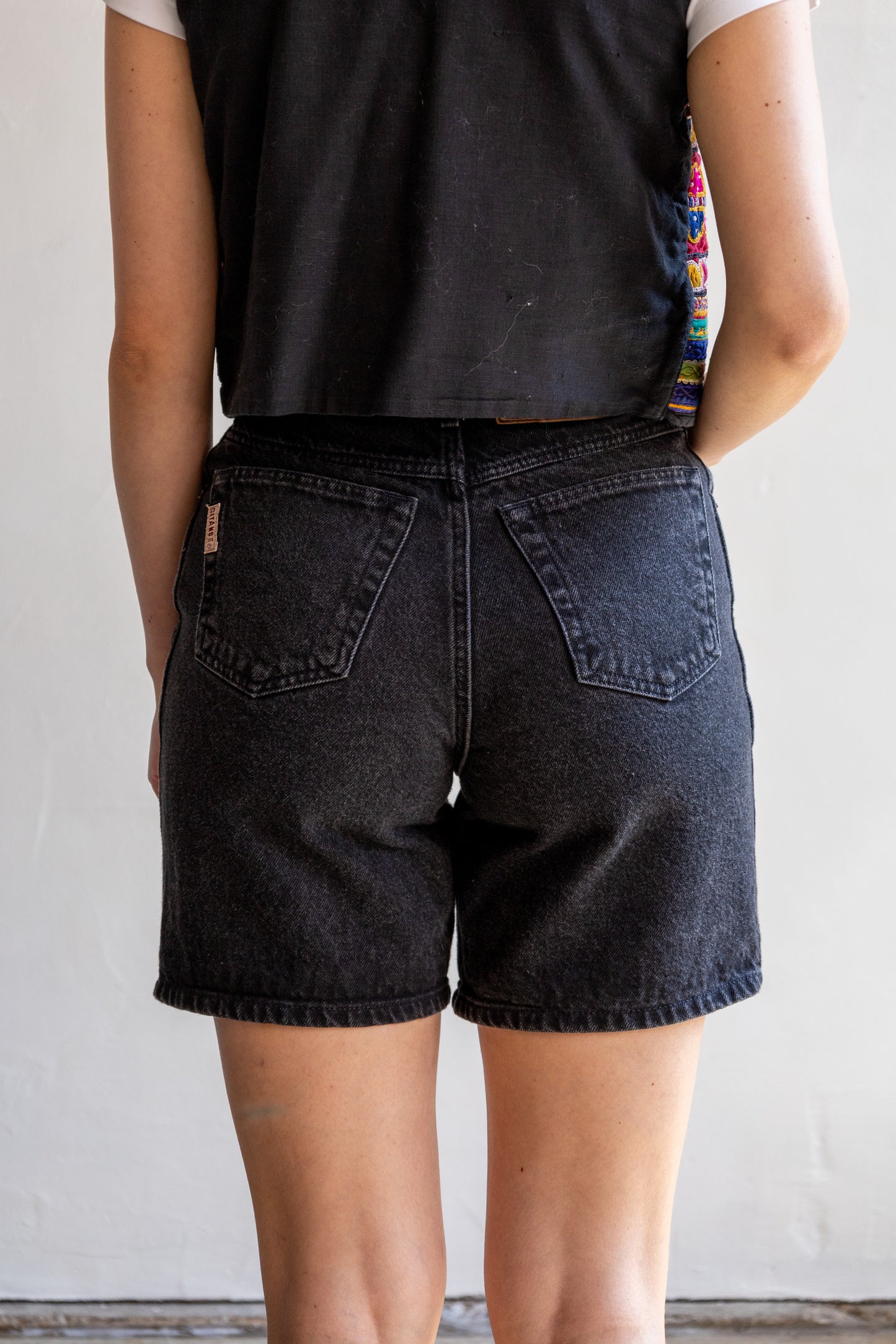 rana zwarte short - S