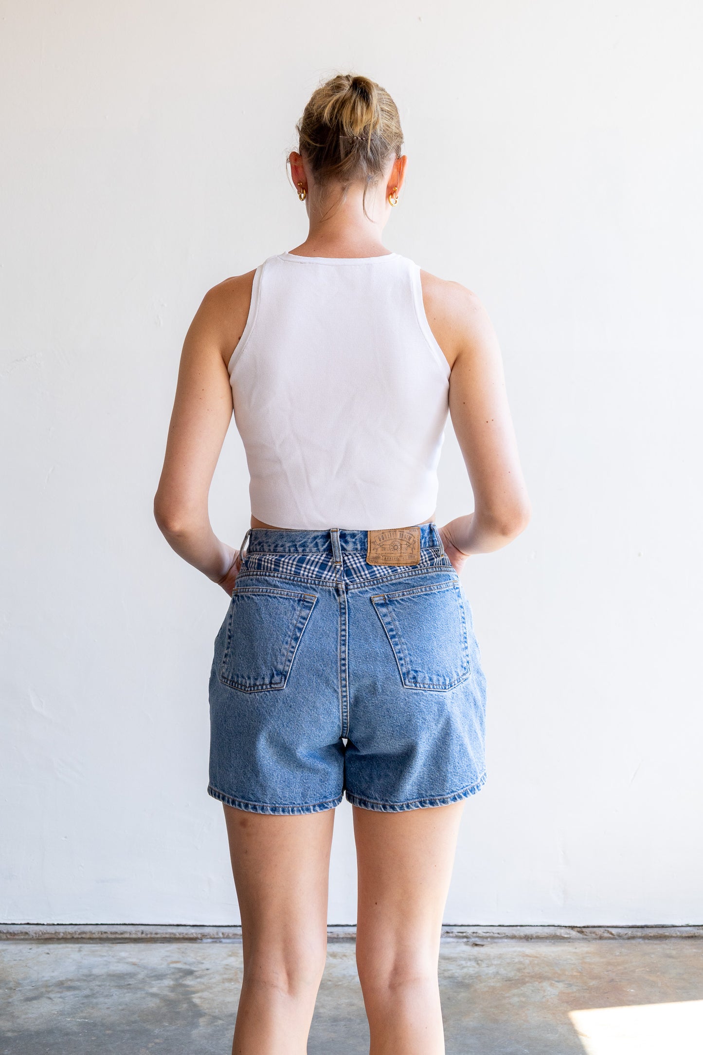 reza denim short - S/M