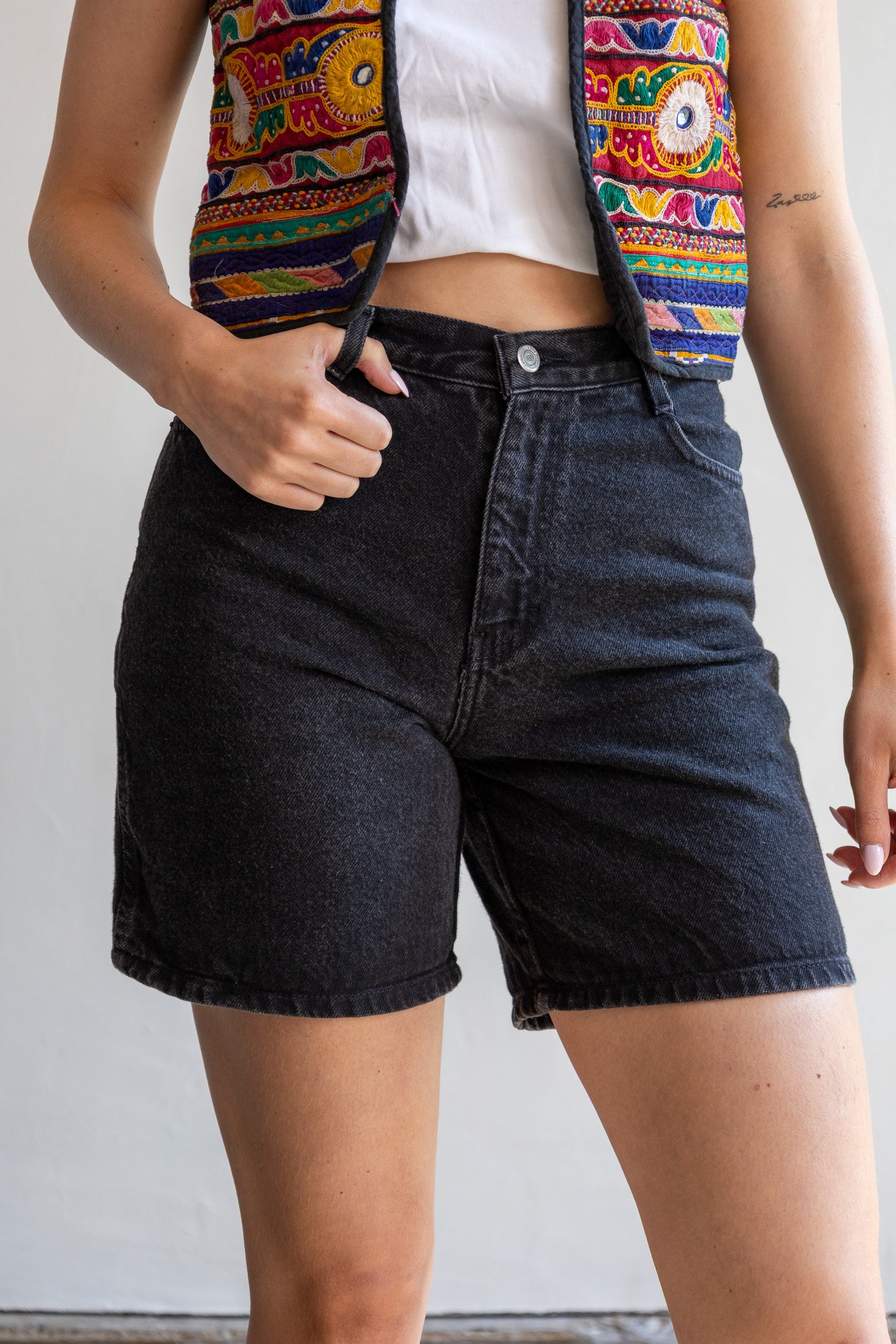 rana zwarte short - S