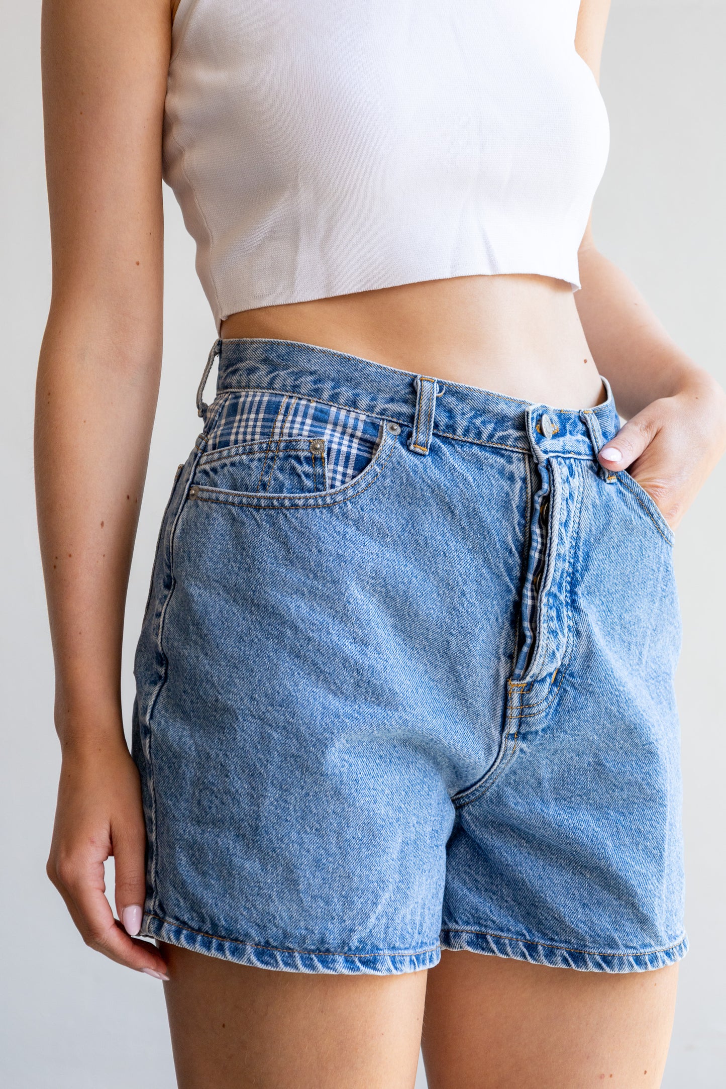 reza denim short - S/M