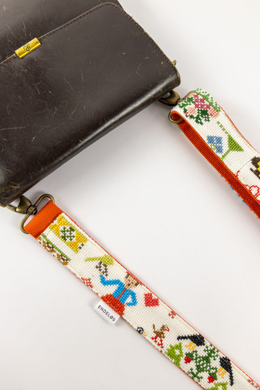 strap van vintage borduurwerk - UWZ - verstelbaar