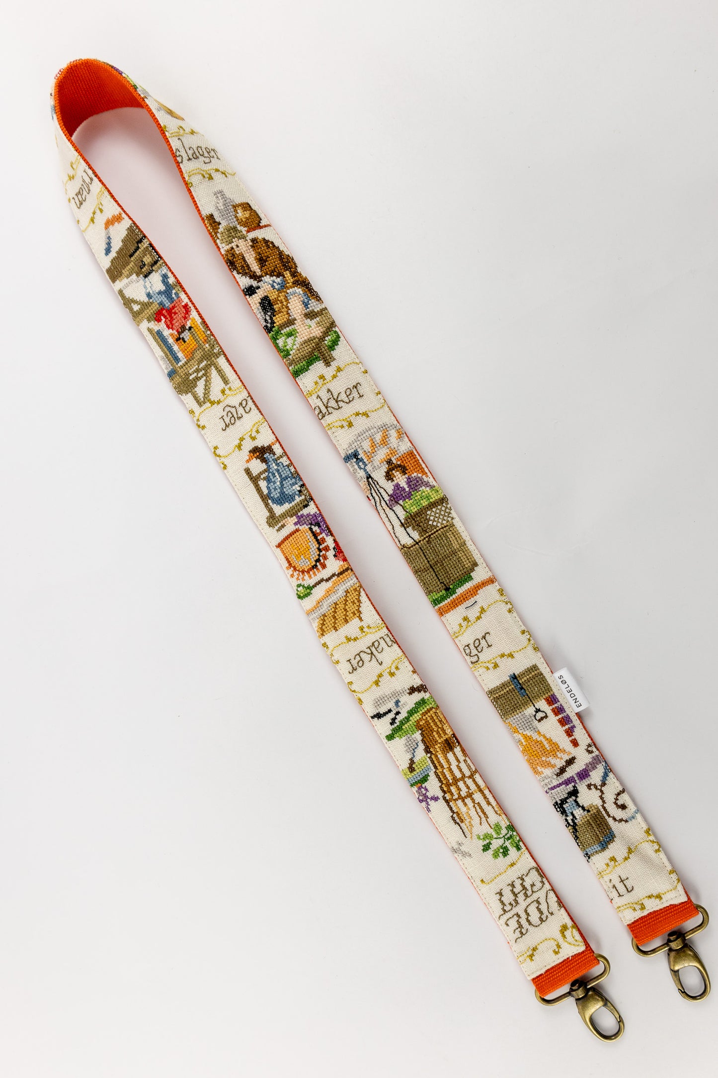 strap van vintage borduurwerk - Hollandse Ambacht II - 135 cm