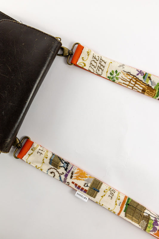 strap van vintage borduurwerk - Hollandse Ambacht II - 135 cm