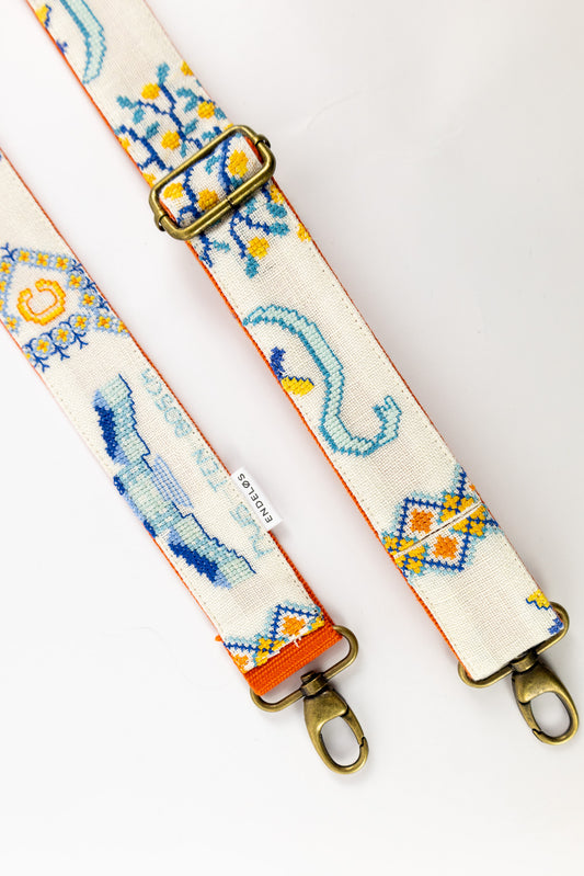 strap van vintage borduurwerk - Den Haag - verstelbaar