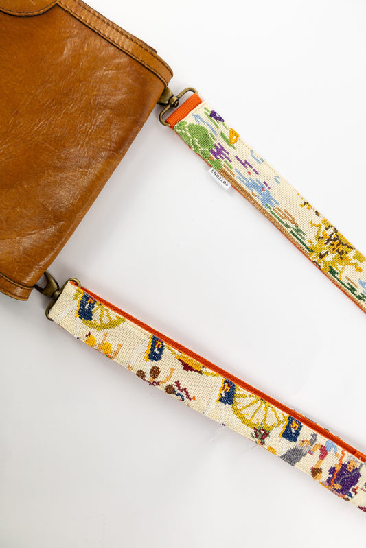 strap van vintage borduurwerk - Koningsdag - verstelbaar