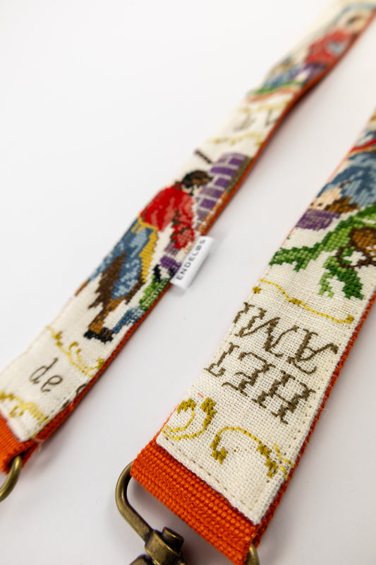 strap van vintage borduurwerk - Hollandse Ambacht I - 132 cm