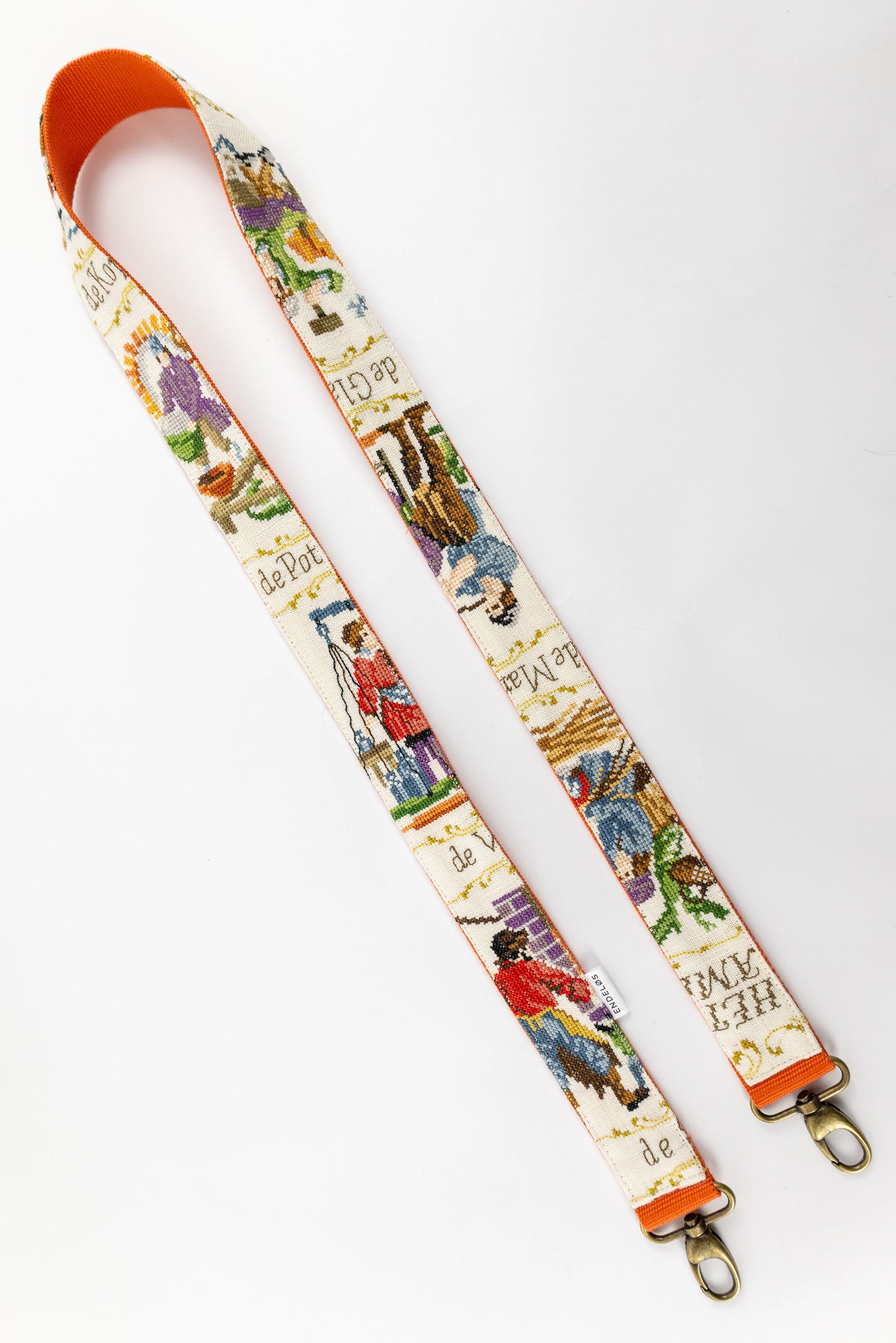 strap van vintage borduurwerk - Hollandse Ambacht I - 132 cm