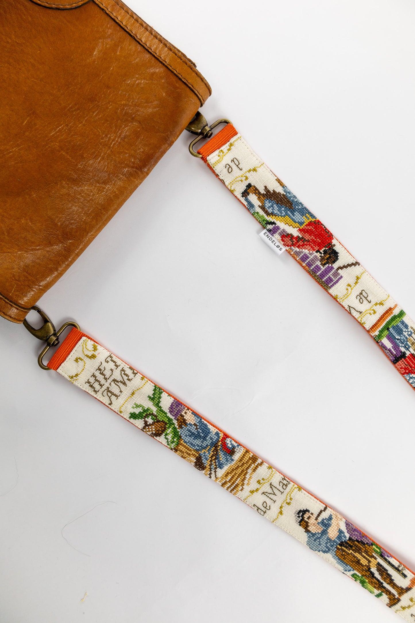 strap van vintage borduurwerk - Hollandse Ambacht I - 132 cm