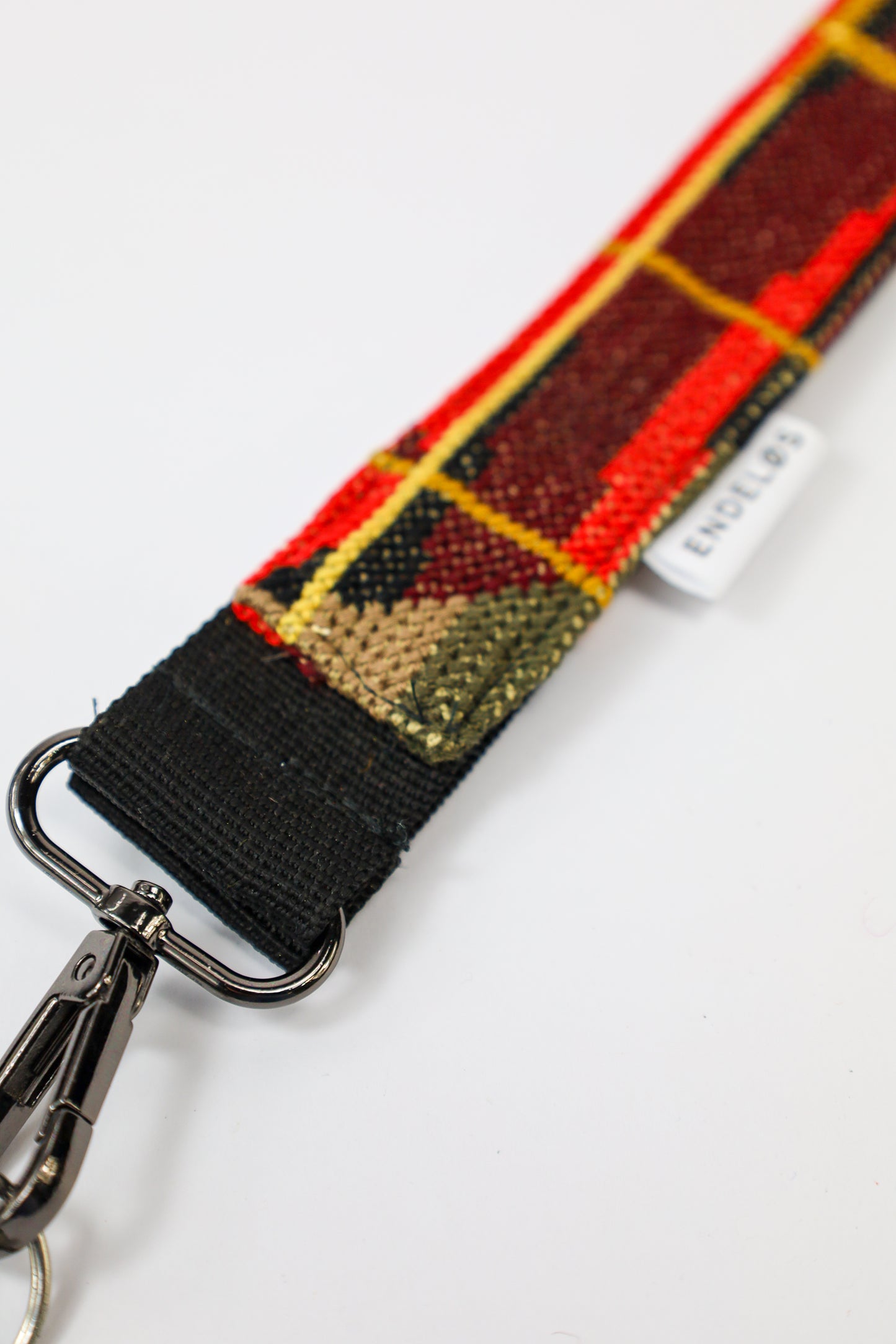 sleutelhanger - rood & goud