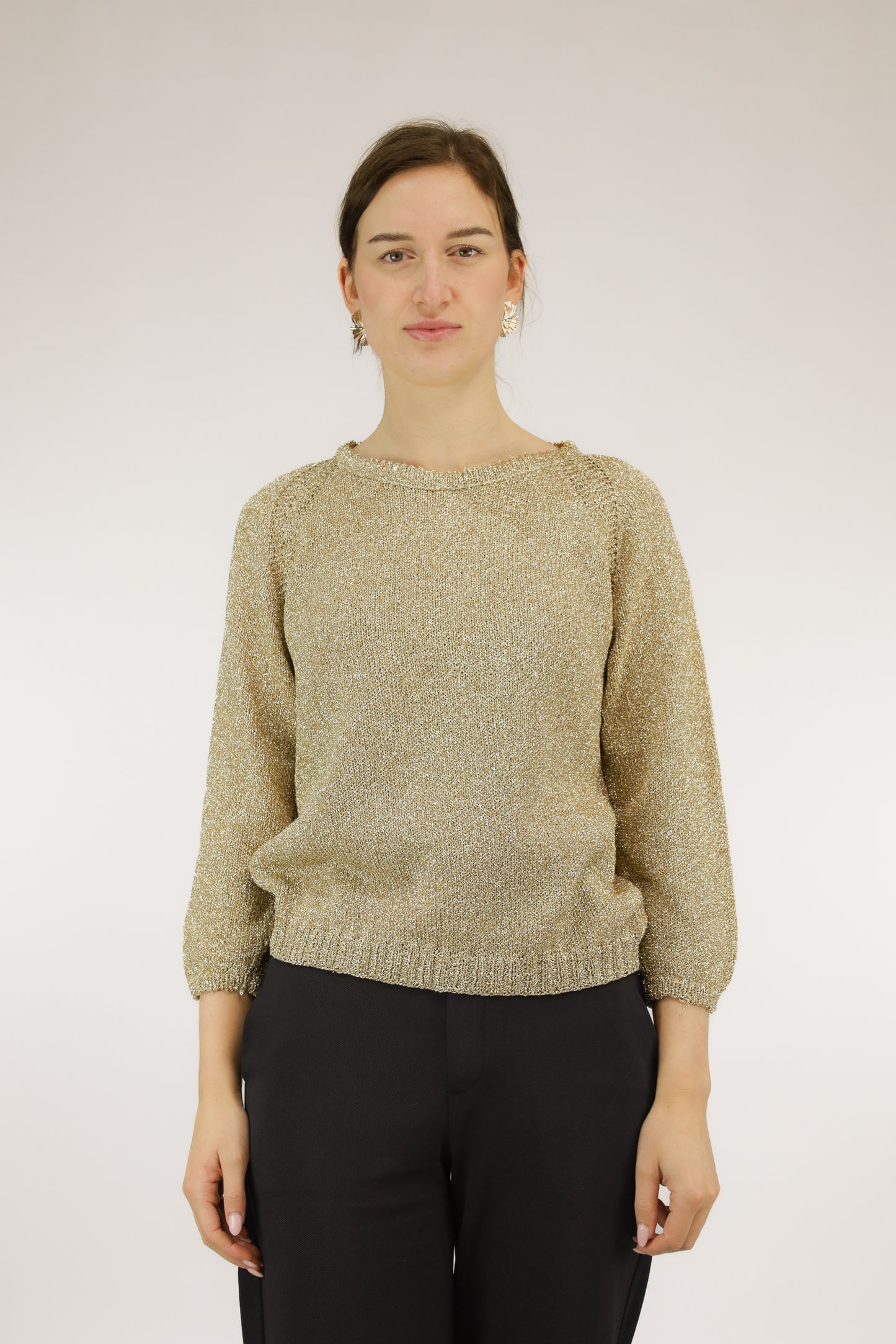 klara golden knit - L